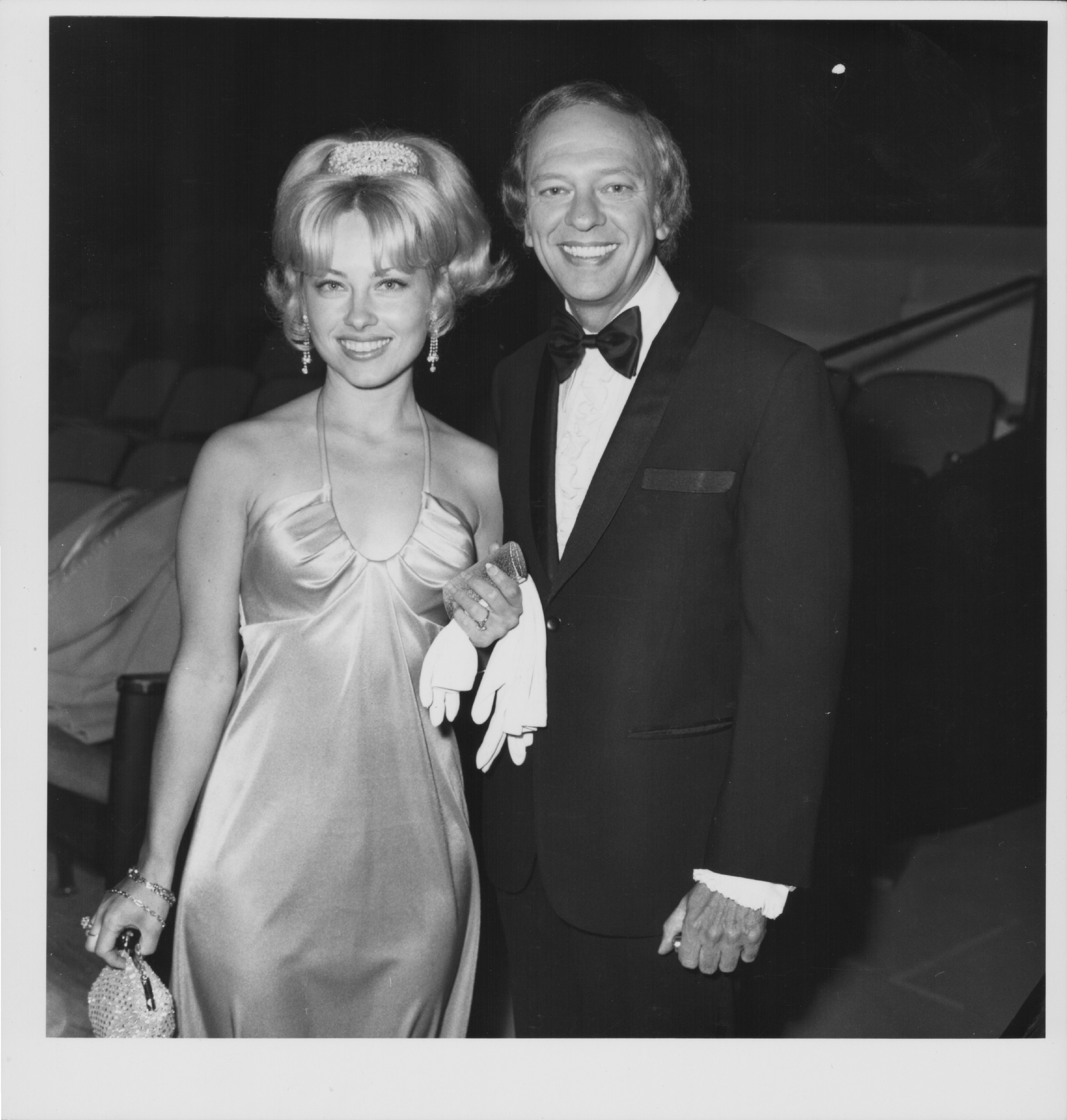 Actor Don Knotts with his wife Loralee Czuchna, attending the Los Angeles Television Awards, 1975. | Source: Getty Images
