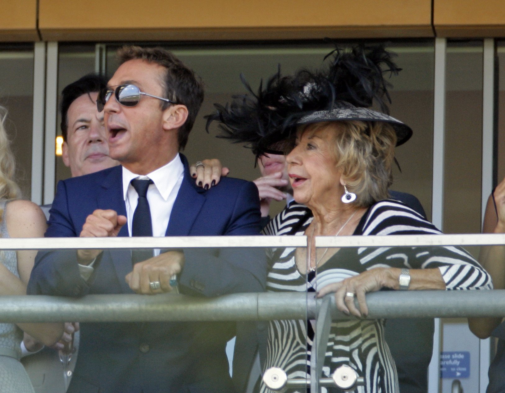 Bruno Tonioli and Julie Cowell watch the racing as they attend Royal Ascot Ladies Day at Ascot Racecourse on June 17, 2010 in Ascot, England | Source: Getty Images