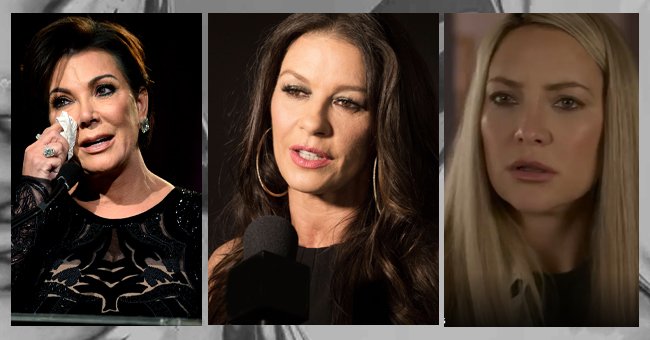 A collage of Kris Jenner, Catherine Zeta-Jones and Kate Hudson. | Photo: Shutterstock | Getty Images | Unsplash