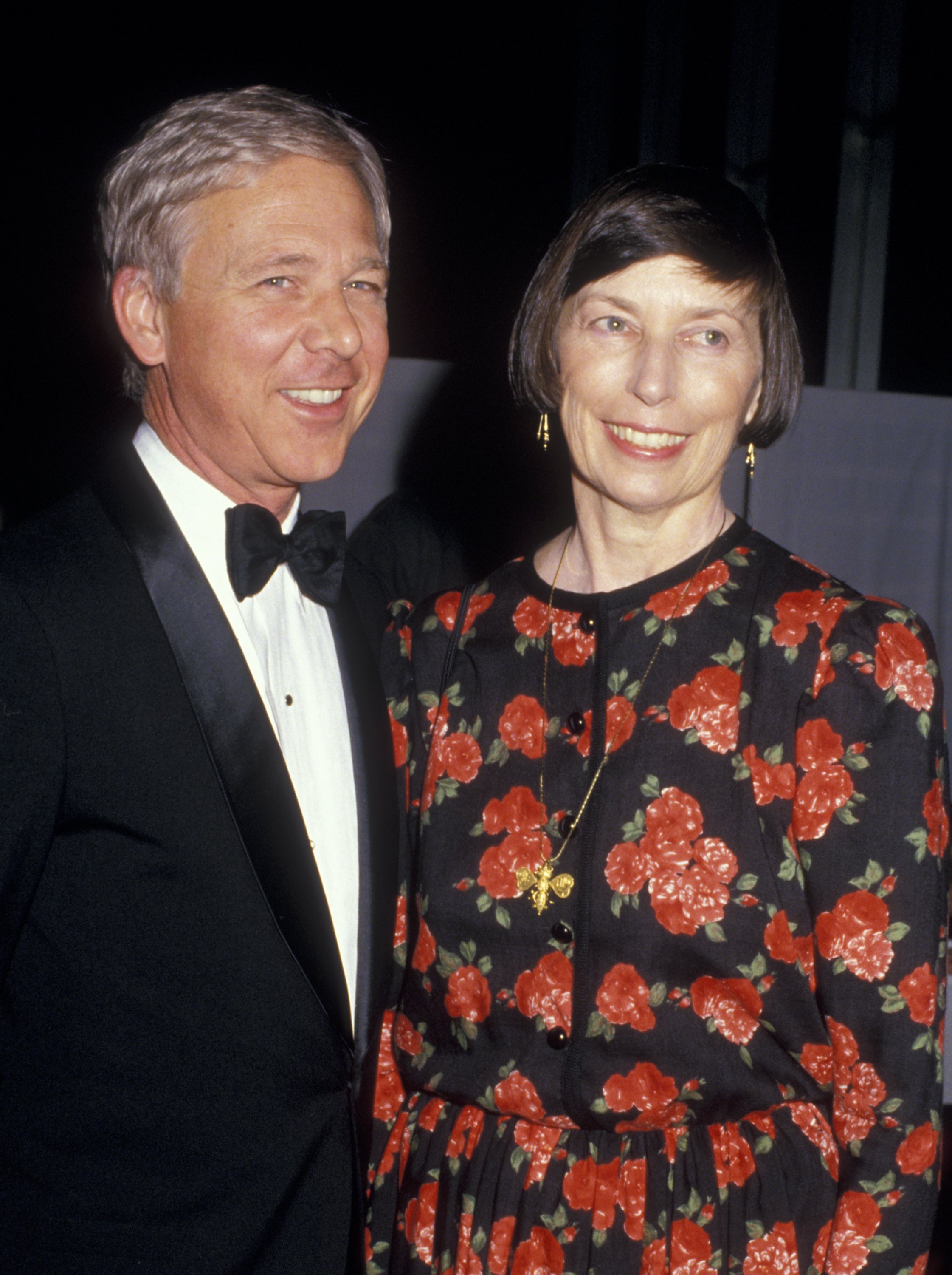  William Christopher and Barbara O'Conner at the Angel Awards on February 19, 1987 in  California. | Source: Getty Images