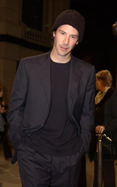 Keanu Reeves, The Matrix Game Debut in Los Angeles, 2003 | Quelle: Getty Images