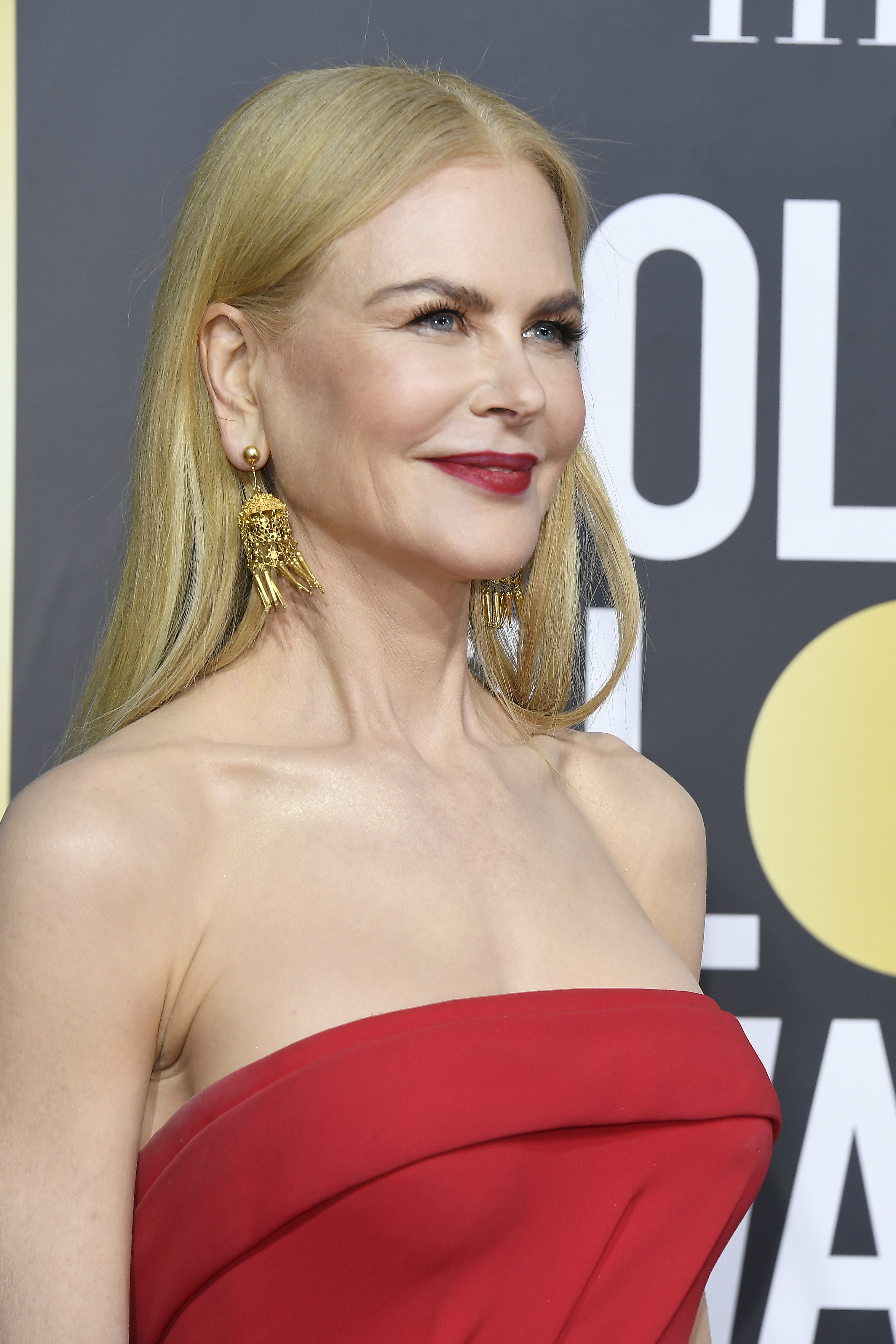Nicole Kidman arrive to the 77th Annual Golden Globe Awards held at the Beverly Hilton Hotel on January 5, 2020. | Source: Getty Images