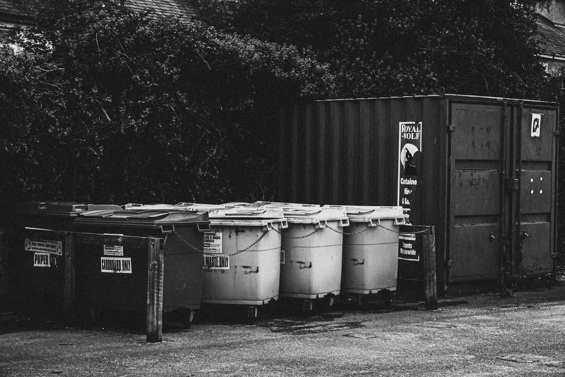 A row of dumpsters | Source: Pexels