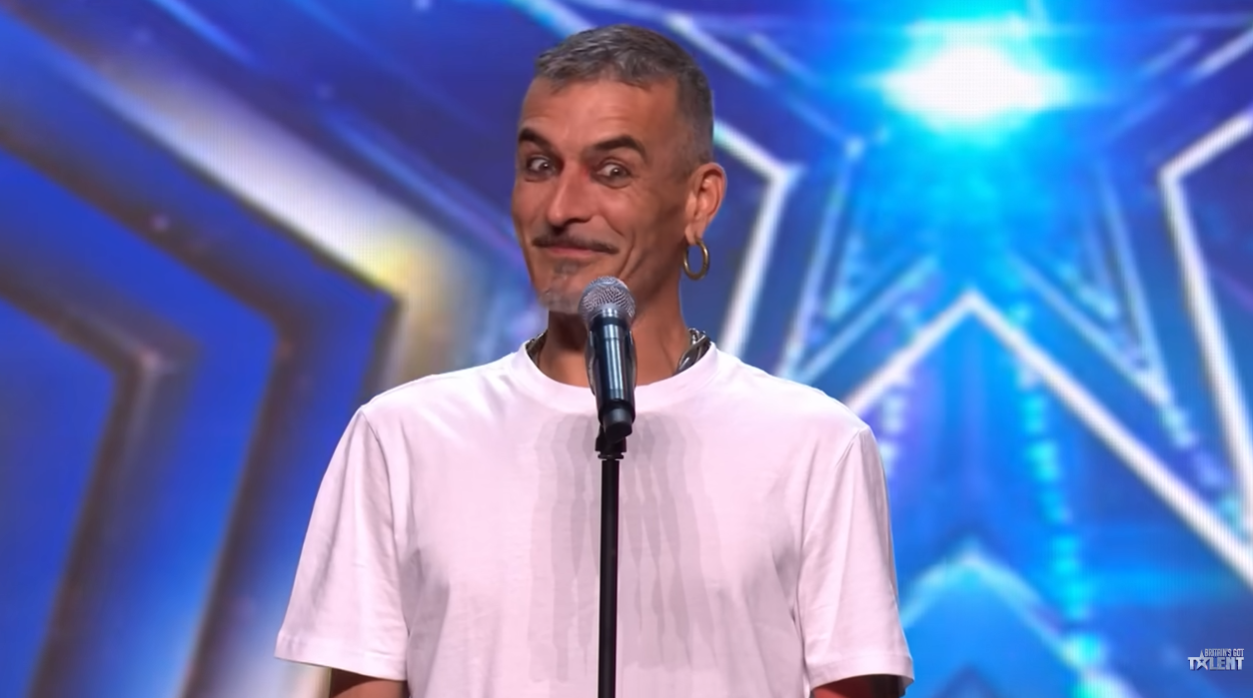 Fakir Testa, 45, at the BGT auditions aired on 18 April 2026. | Source: YouTube/Britain's Got Talent