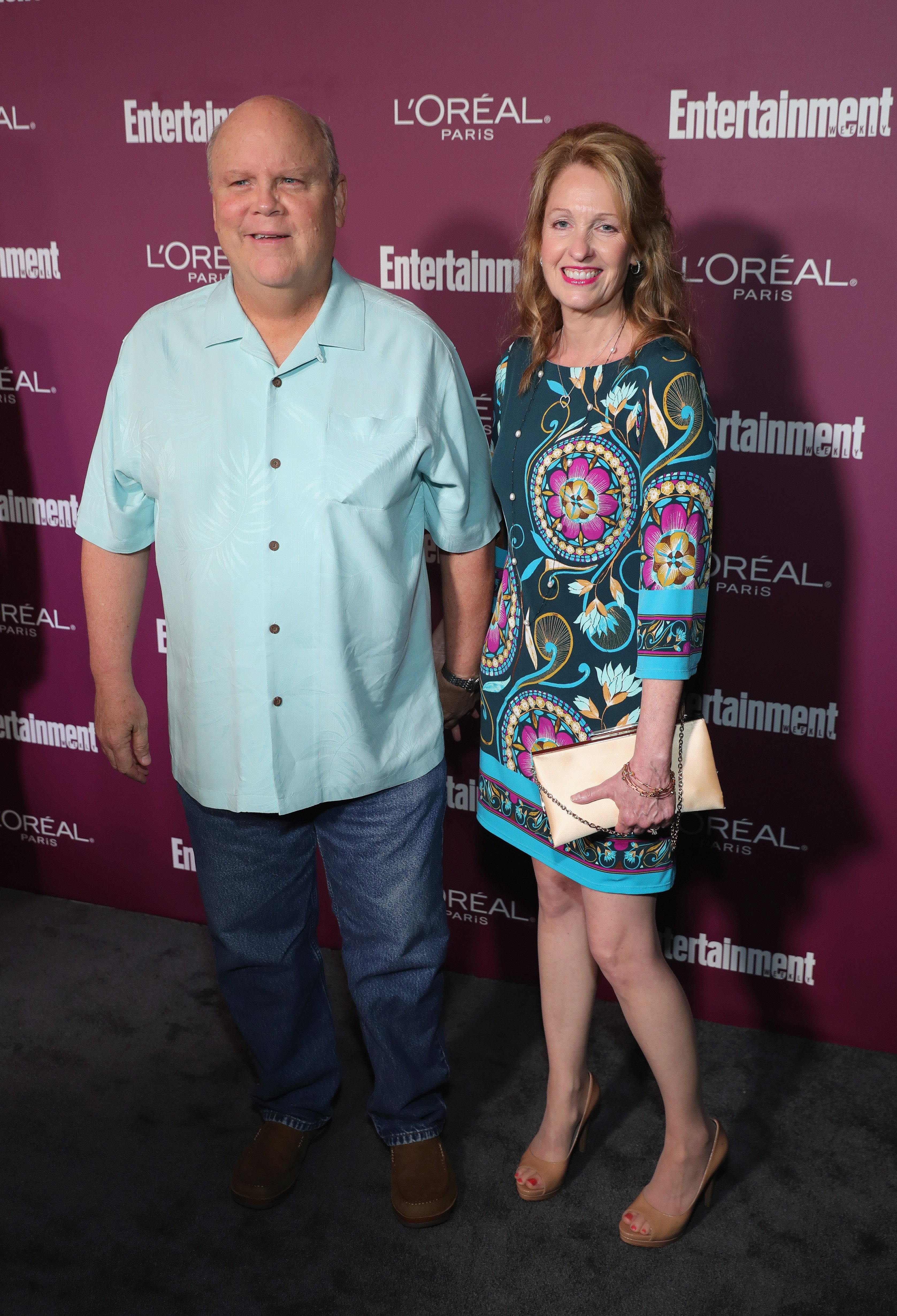 Dirk Blockerand Danielle Aubuchon attend the 2017 Entertainment Weekly Pre-Emmy Party | Source: Getty Images