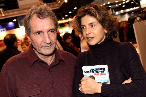 Jean-Jacques Bourdin et son épouse Anne Nivat | Photo : Getty Images