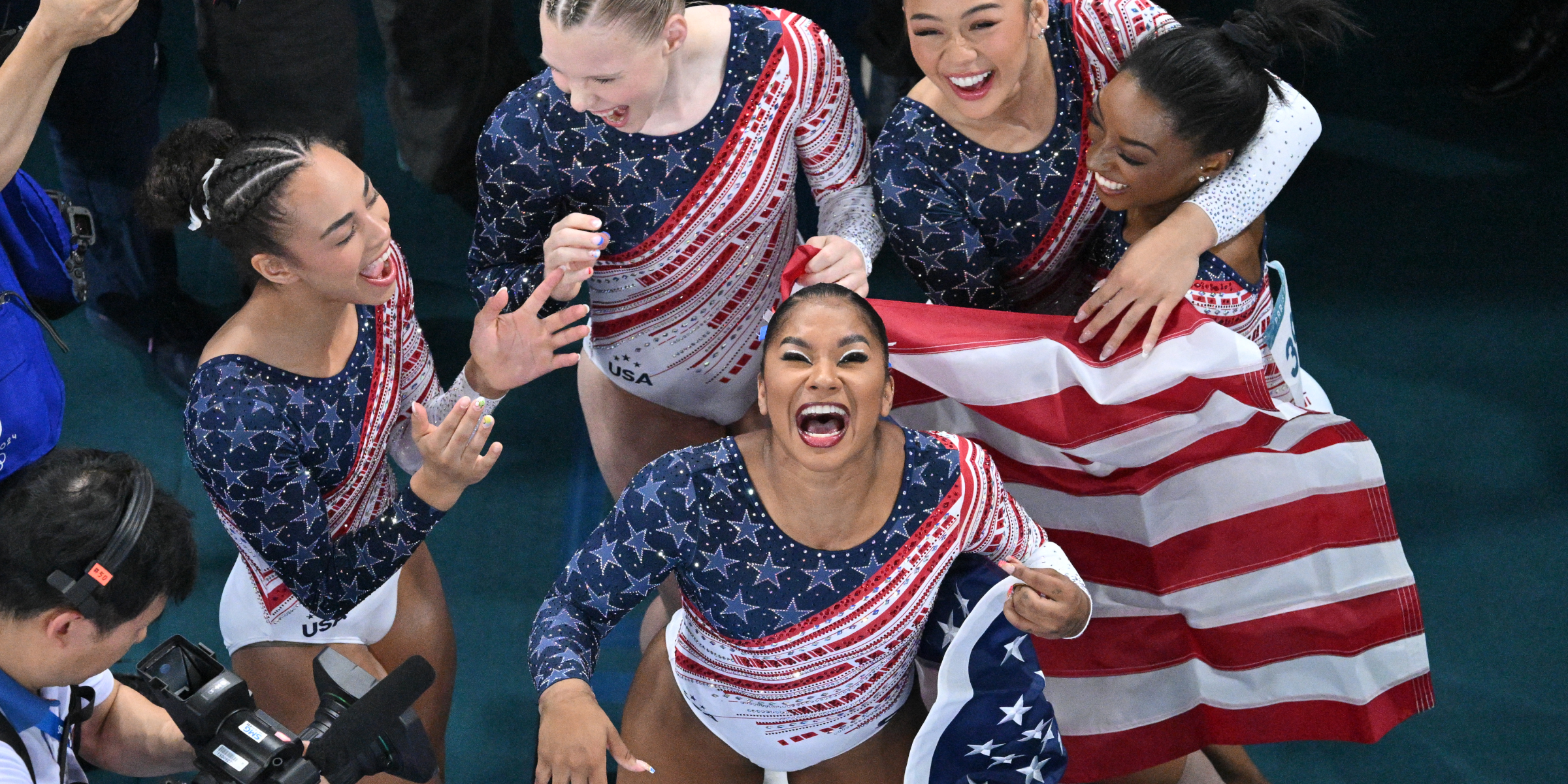 Jordan Chiles and Team USA | Source: Getty Images