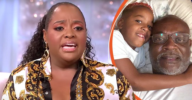 Left: Actress and former "The View" cohost Sherri Shephard | Source: Youtube.com/The Real Daytime Right: Shepherd's ex-husband with their son Lamar Jr., who they had via surrogacy | Source: Instagram.com/lamar_sally