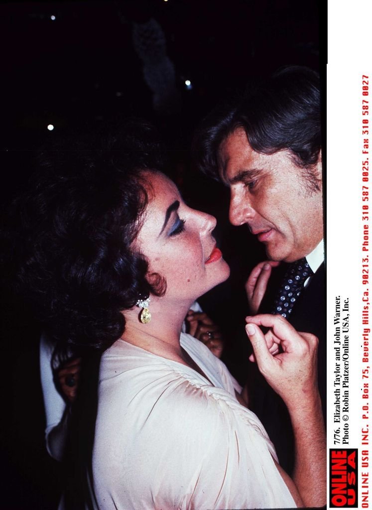 Elizabeth Taylor and John Warner. | Getty Images