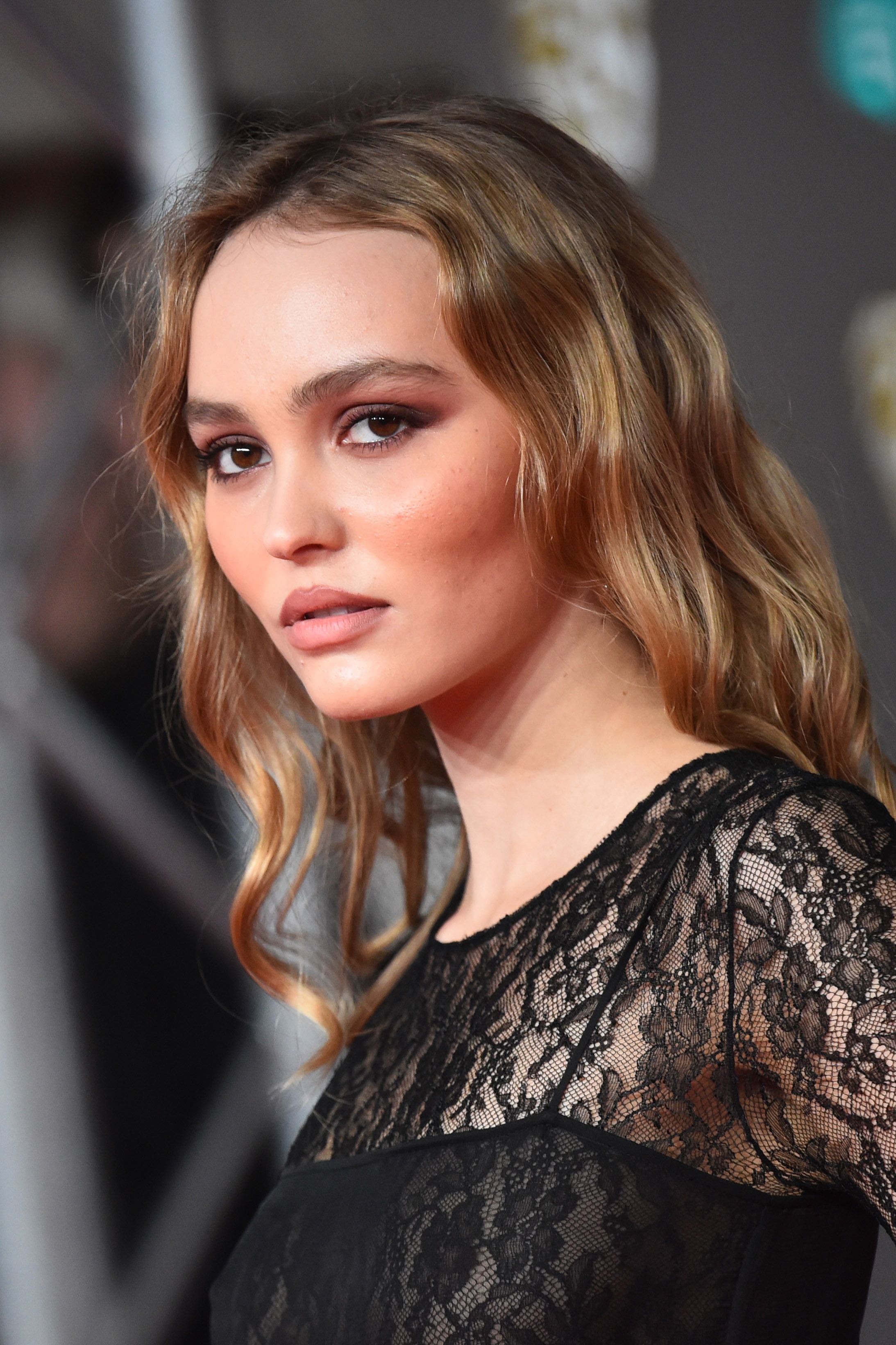 Lily-Rose Depp during the 73rd British Academy Film Awards held at the Royal Albert Hall, London. | Source: Getty Images