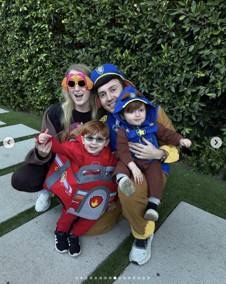 Meghan Trainor and Daryl Sabara are seen with their sons, Riley and Barry, dated November 3, 2024 | Source: Instagram/meghantrainor