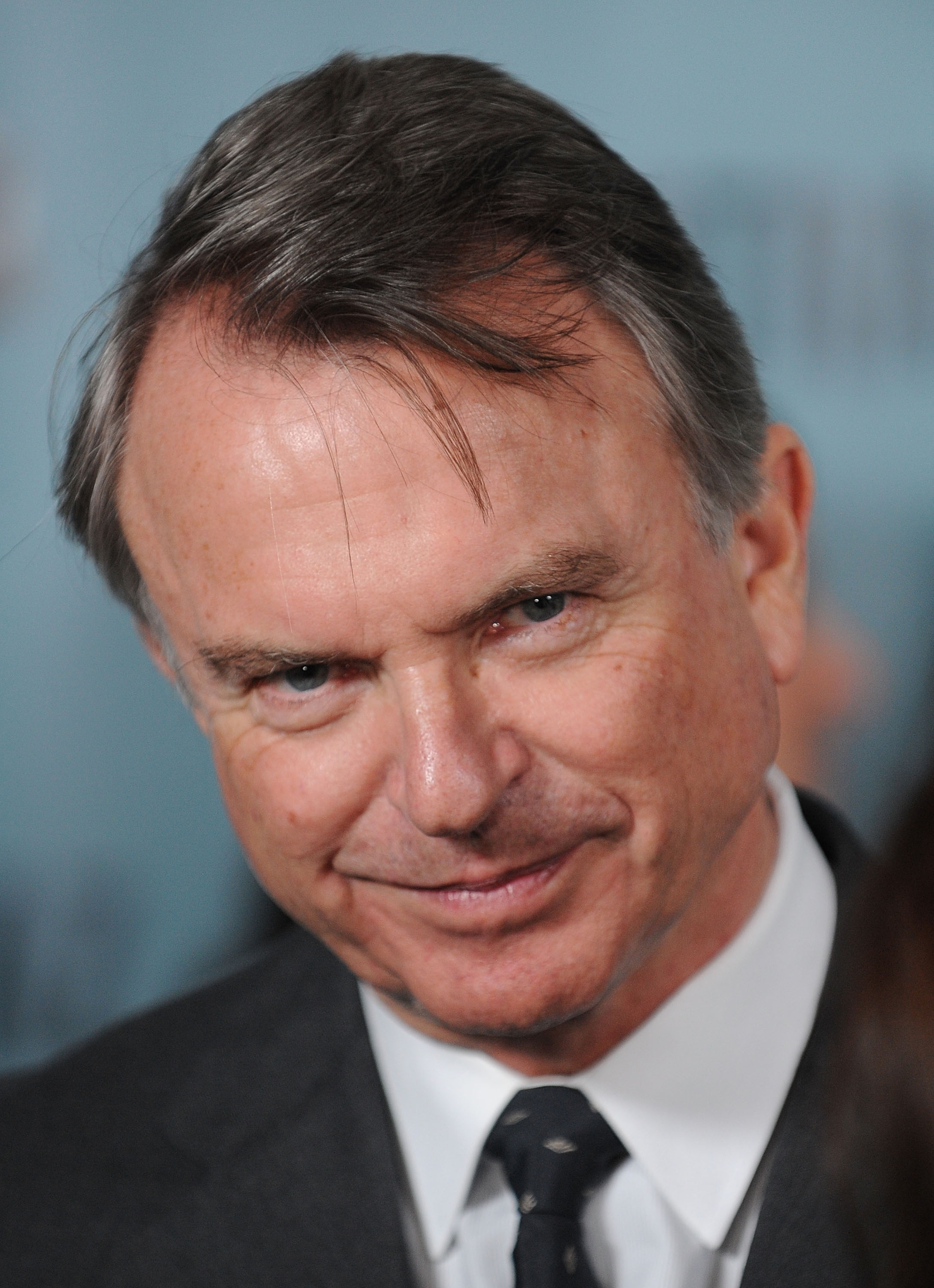 Actor Sam Neill arrives at the premiere party for FOX's new series "Alcatraz" at Alcatraz Island on January 11, 2012 in San Francisco, California. | Source: Getty Images