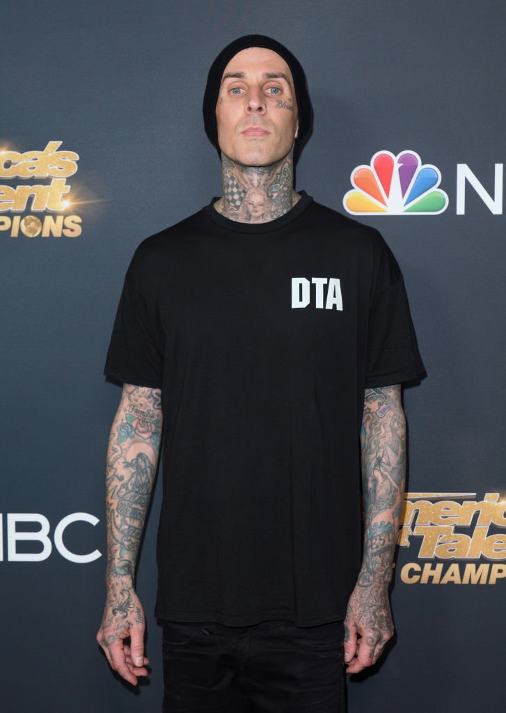 Travis Barker pictured attending the premiere of NBC's "America's Got Talent: The Champions" Season 2 Finale, 2019, California. | Photo: Getty Images.