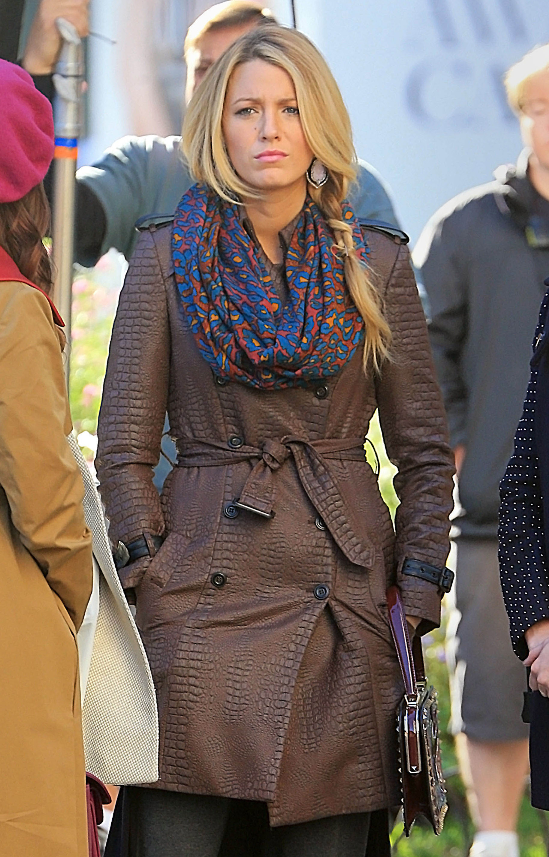 Blake Lively as seen on the set of "Gossip Girl" on October 1, 2012 in New York City | Source: Getty Images