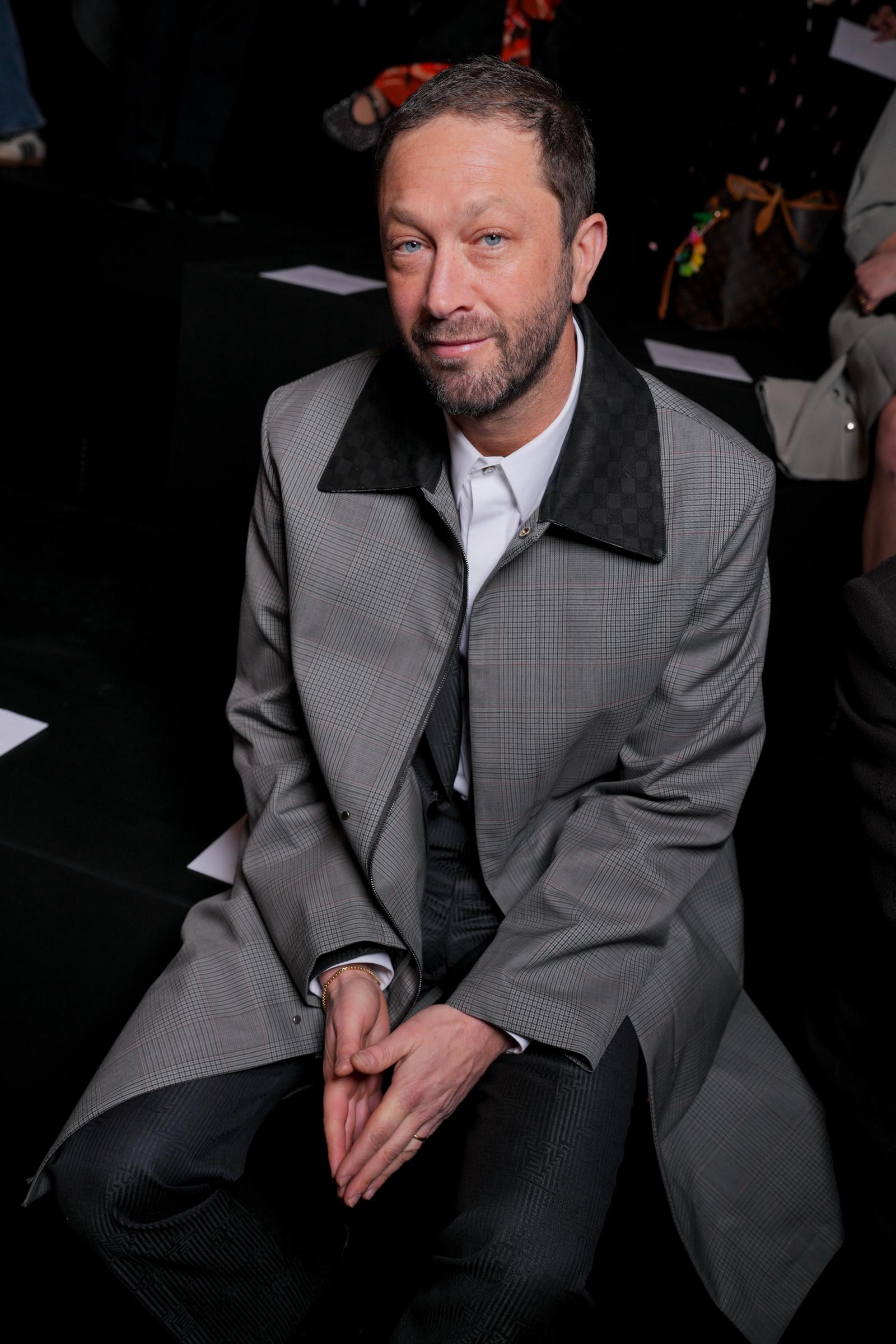 Ebon Moss-Bachrach at the Louis Vuitton fashion show during Paris Fashion Week Menswear Fall on January 21, 2025, in Paris, France | Source: Getty Images