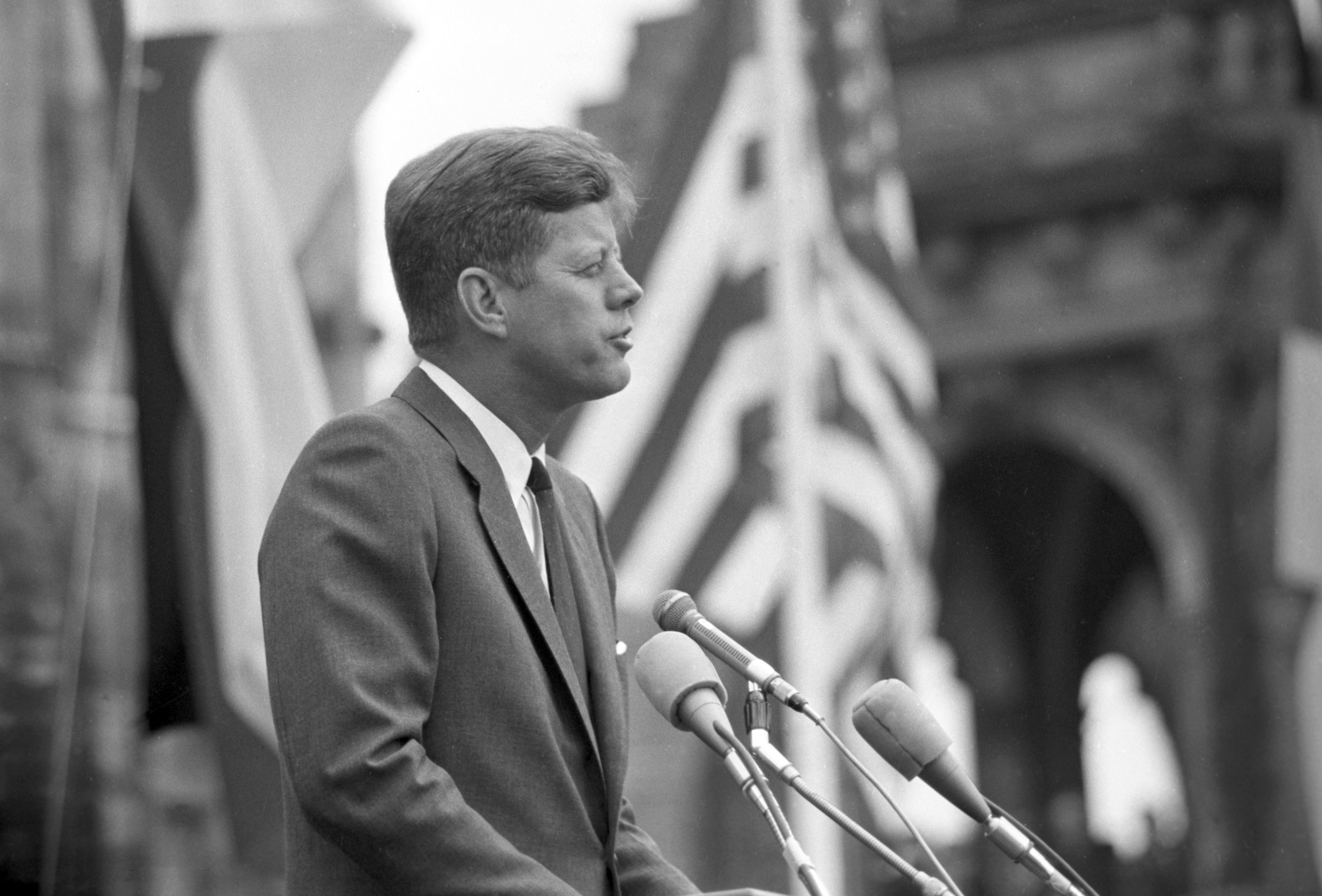 John F. Kennedy pictured in Germany in 1963 | Source: Getty Images