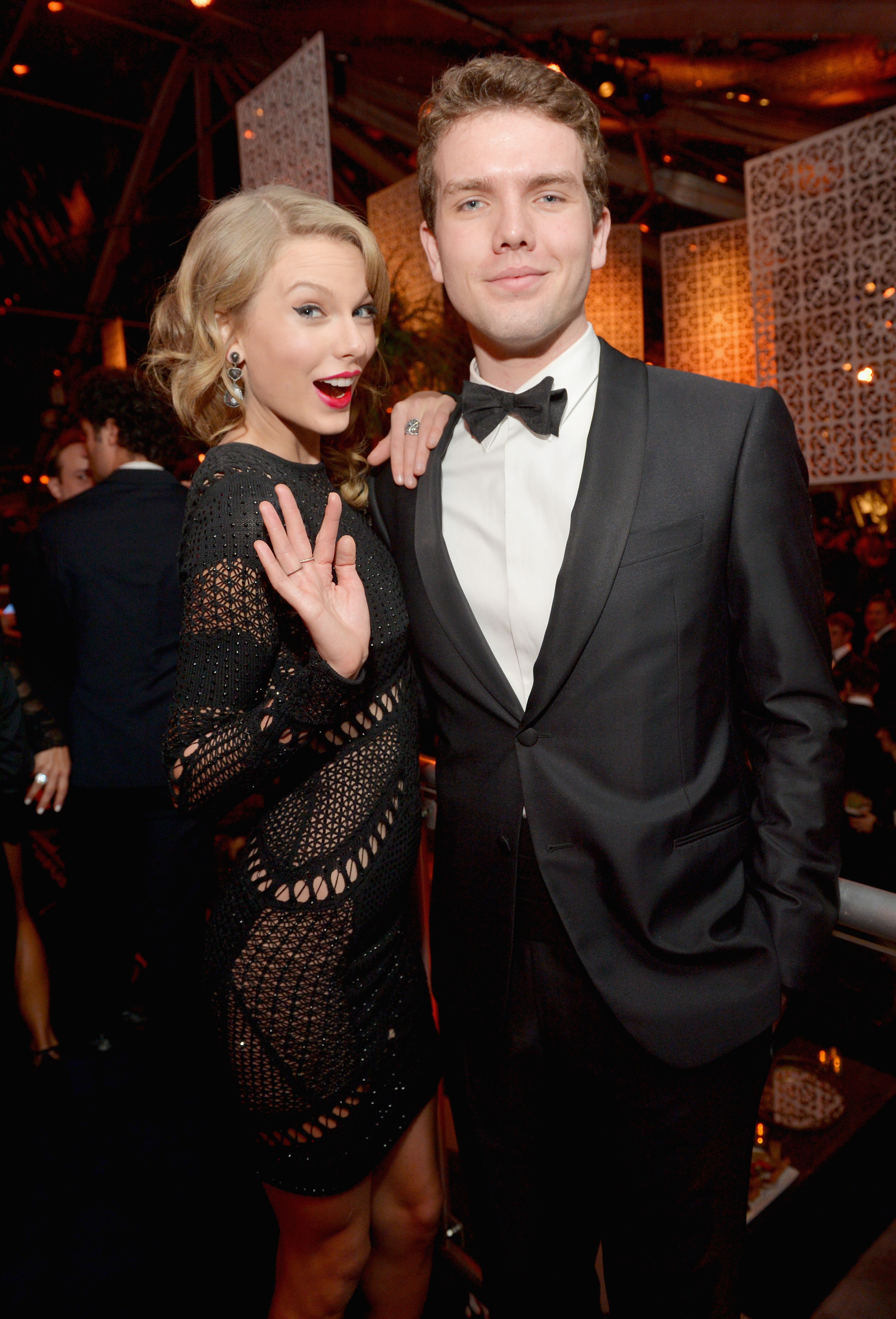Taylor Swift poses with her brother, Austin Swift, at an event. Years later, Austin stood by his sister as her Man of Honor when she married Travis Kelce. | Source: Getty Images