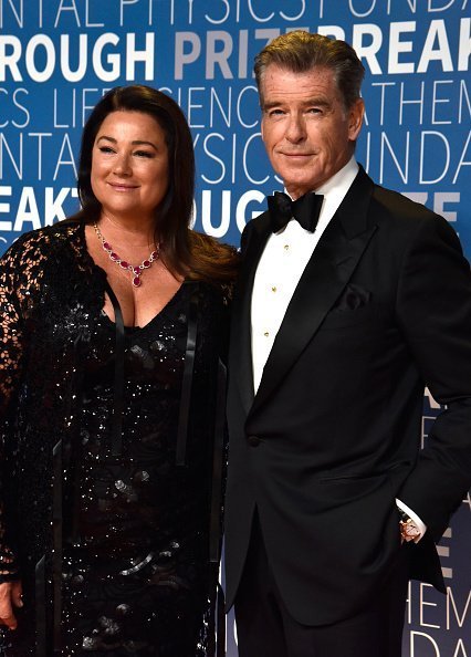Keely Shaye Smith and Pierce Brosnan at NASA Ames Research Center on November 4, 2018 in Mountain View, California. | Photo: Getty Images