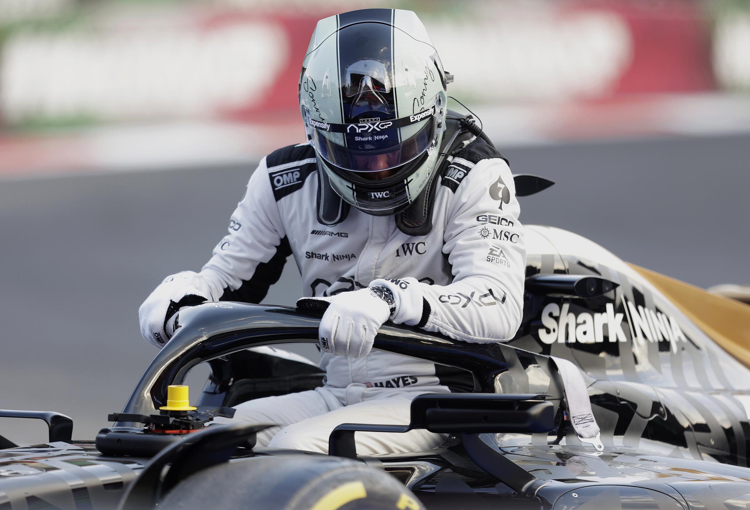 Brad Pitt at the Autodromo Hnos in Mexico | Source: Getty Images