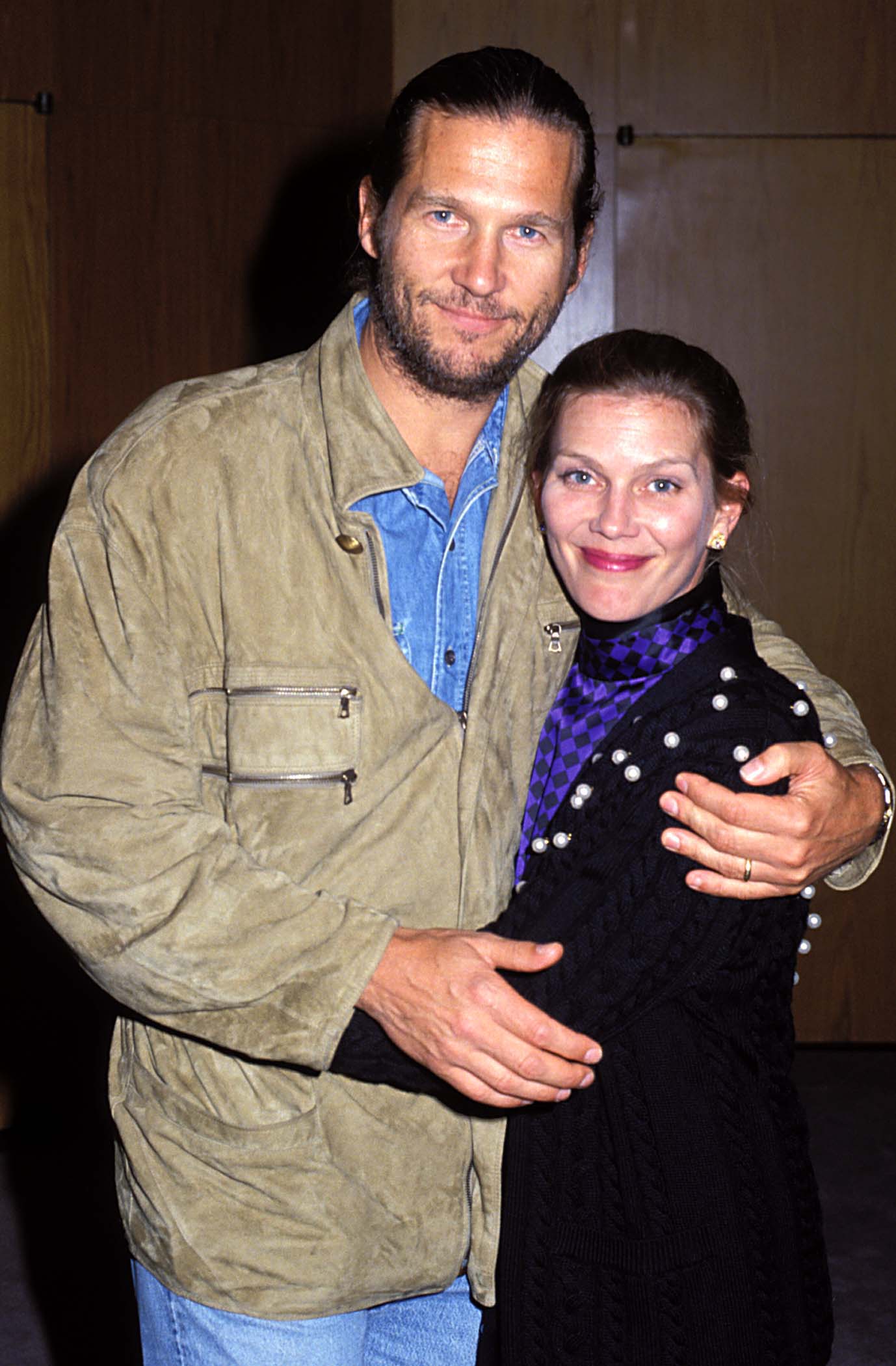 Jeff and Susan Bridges at the HBO "James Brady" premiere in Los Angeles, California, on October 11, 1991 | Source: Getty Images