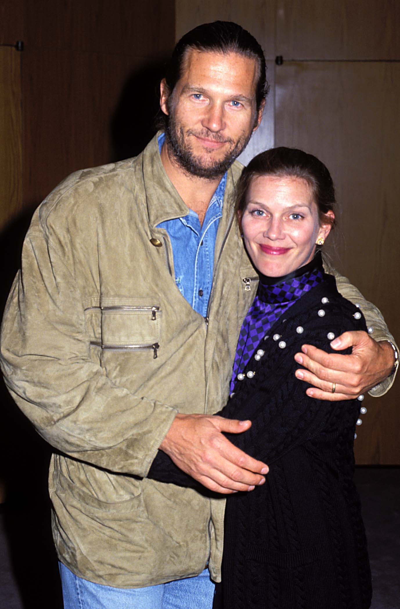 Jeff Bridges and Susan Bridges during HBO's "James Brady" premiere in Los Angeles, California, on October 11, 1991. | Source: Getty Images