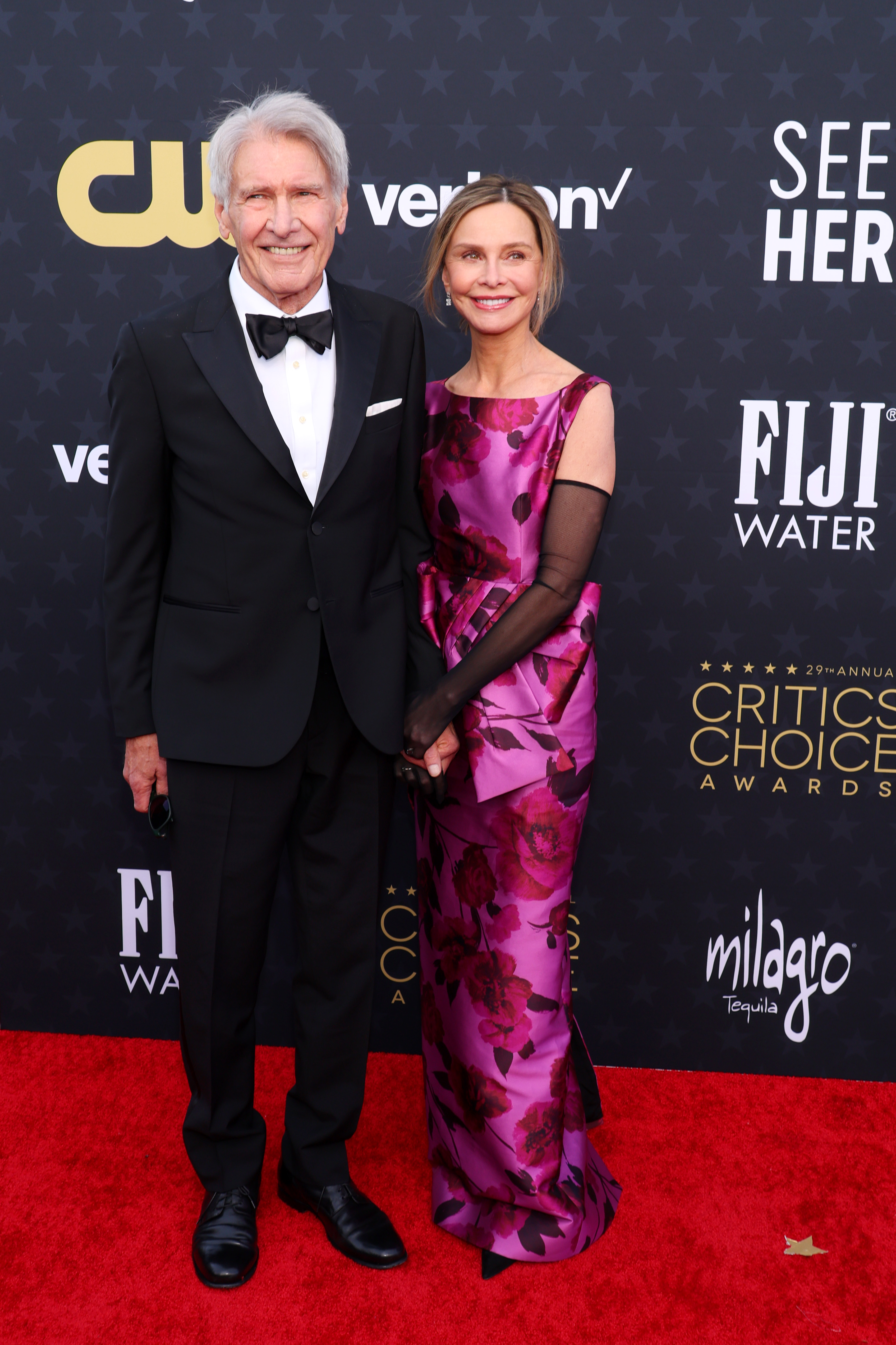 Harrison Ford and Calista Flockhart at the 29th Annual Critics Choice Awards in Santa Monica, California on January 14, 2024 | Source: Getty Images