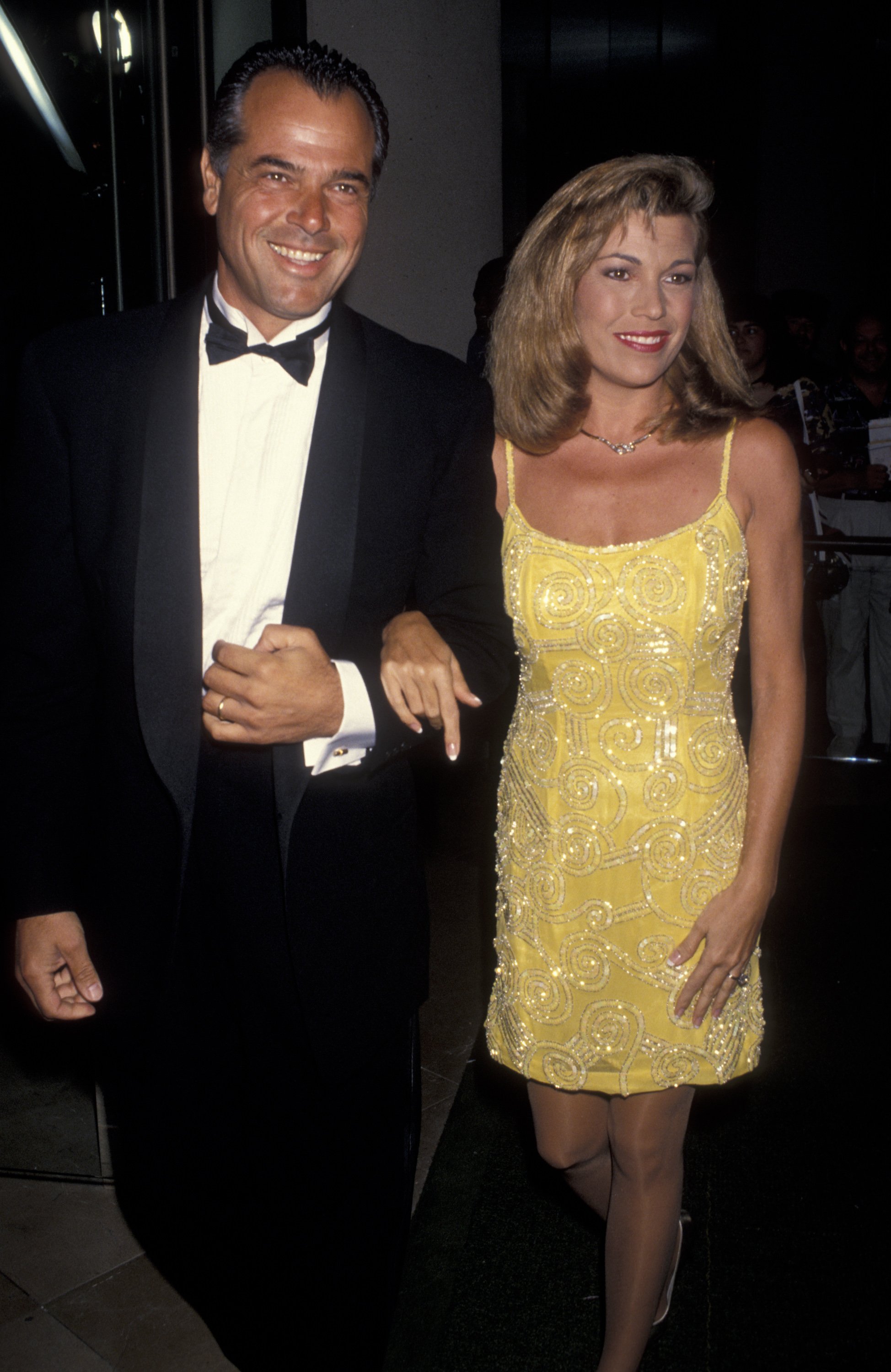 Vanna White and her husband George Santo Pietro during the taping of "NBC Special-Comedy Hall of Fame" at the Beverly Hilton Hotel on August 29, 1993 in Beverly Hills, California. / Source: Getty Images