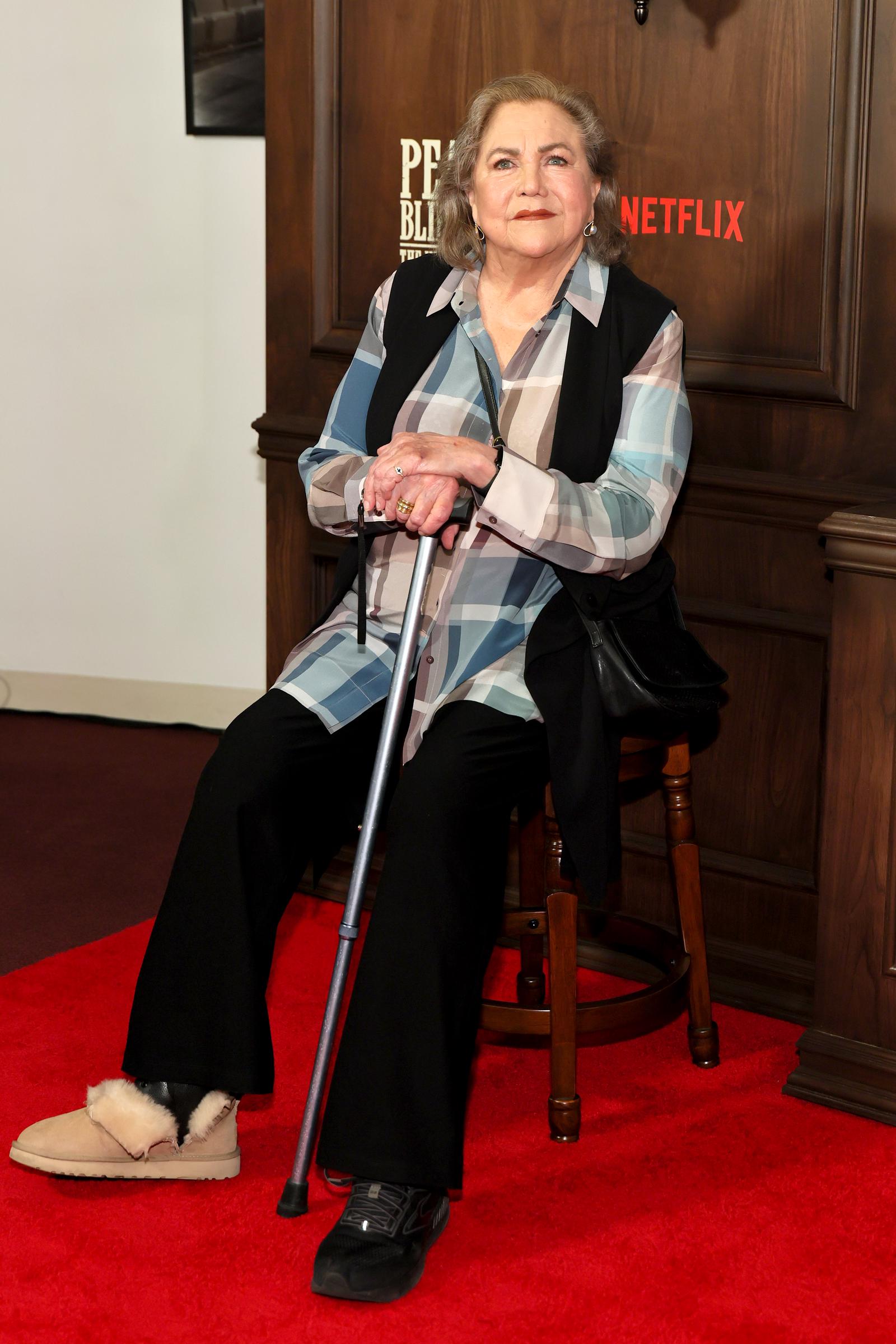Kathleen Turner attends Netflix's "Peaky Blinders: The Immortal Man" New York Premiere at DGA Theater on March 10, 2026 in New York City | Source: Getty Images