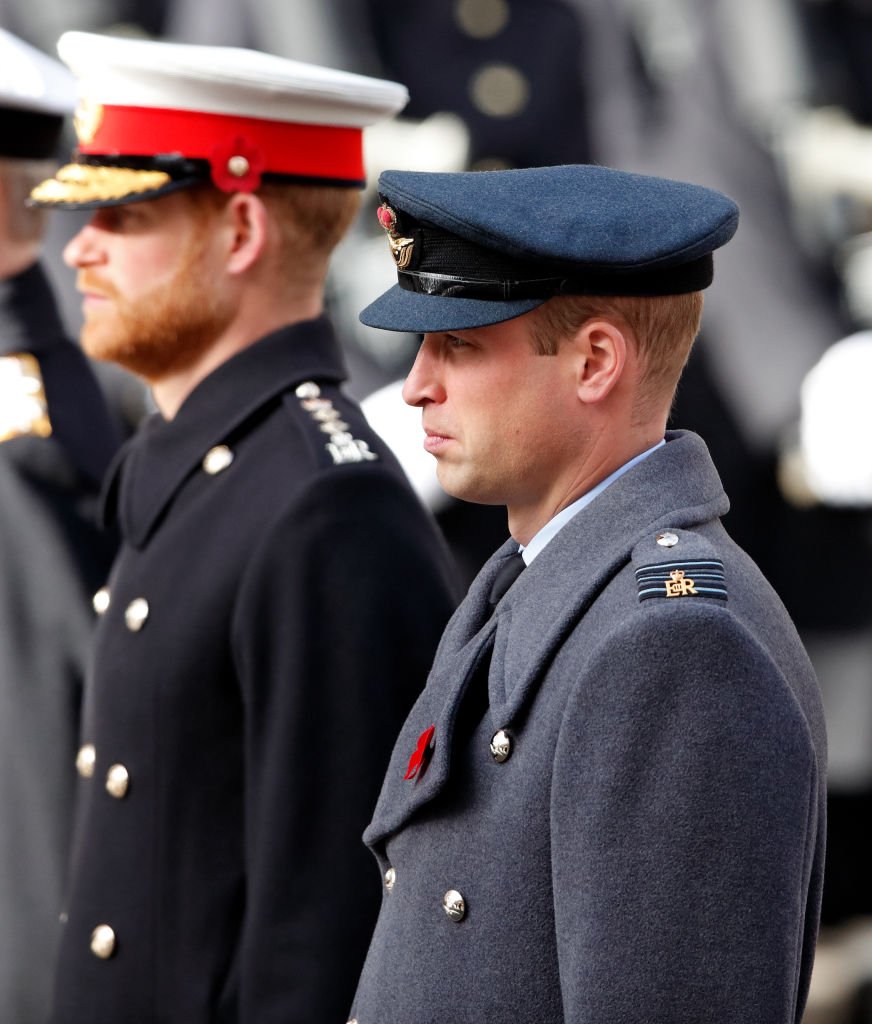 Les Princes Harry et William. l Source : Getty Images Les Princes Harry et William. l Source : Getty Images
