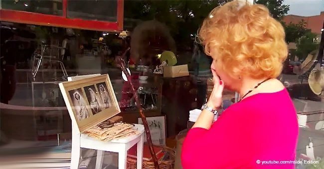 Woman notices photo in antique store and cries out when she recognizes girl in picture