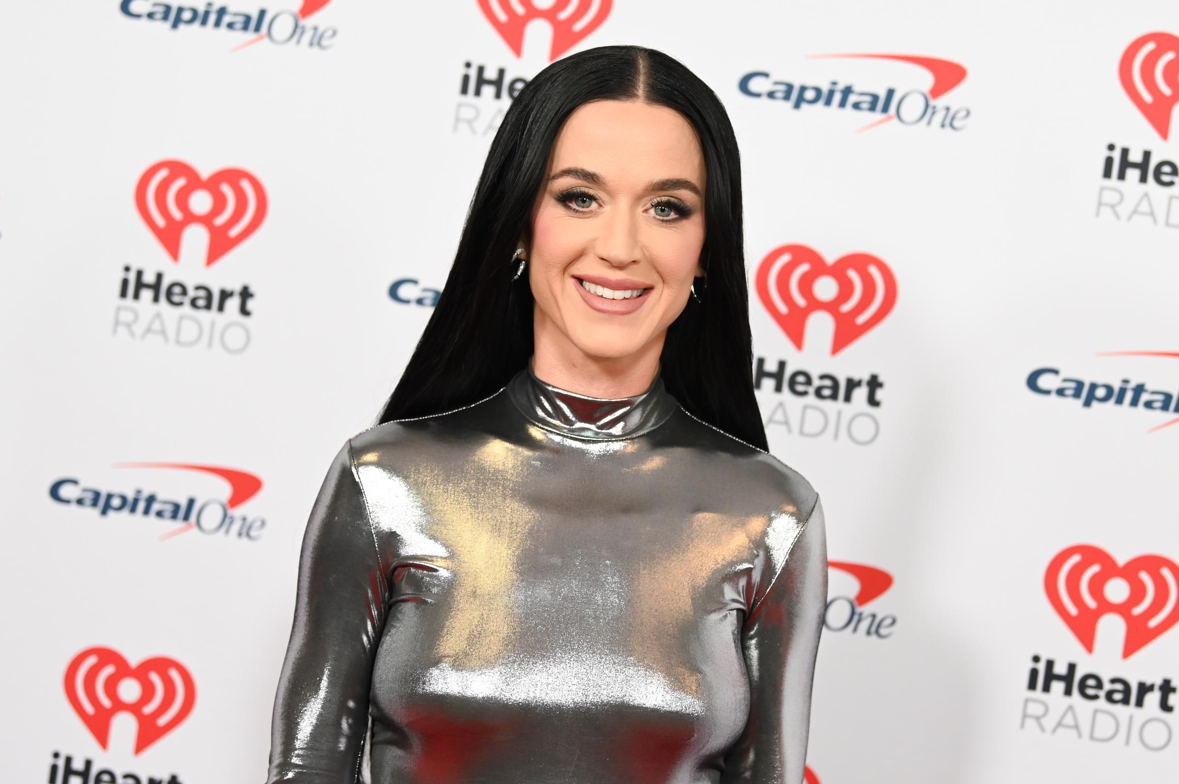 Katy Perry at iHeartRadio Z100's Jingle Ball 2024 at Madison Square Garden on December 13, 2024, in New York | Source: Getty Images