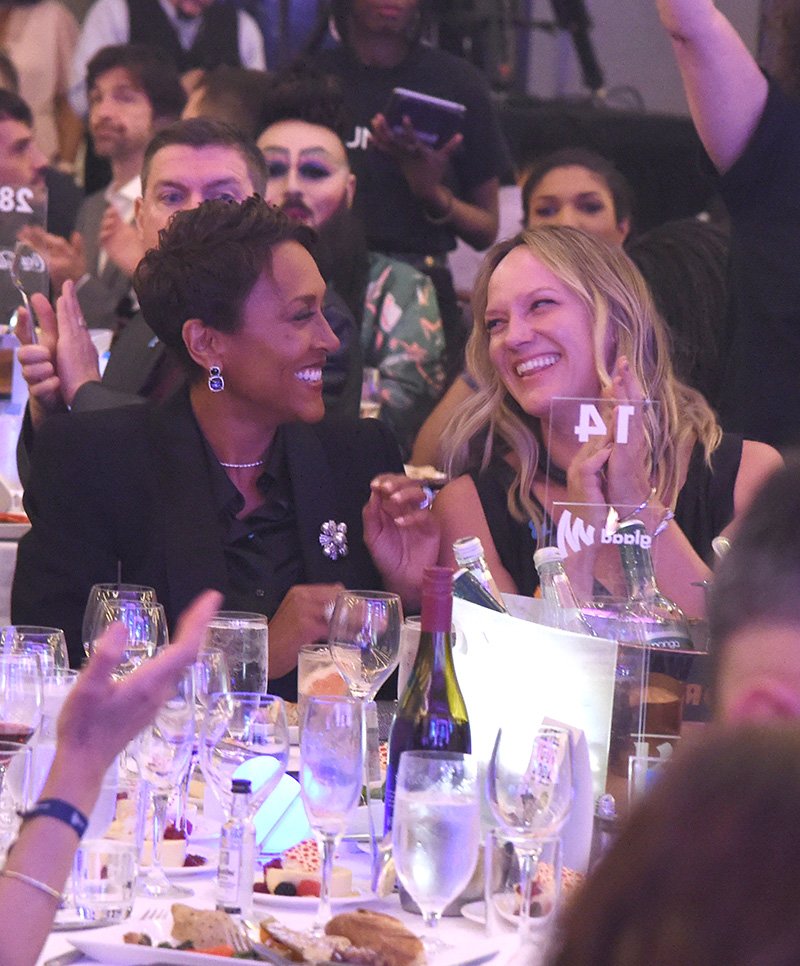 Robin Roberts and Amber Laign attend the 29th Annual GLAAD Media Awards at The Hilton Midtown on May 5, 2018. | Photo: Getty Images.