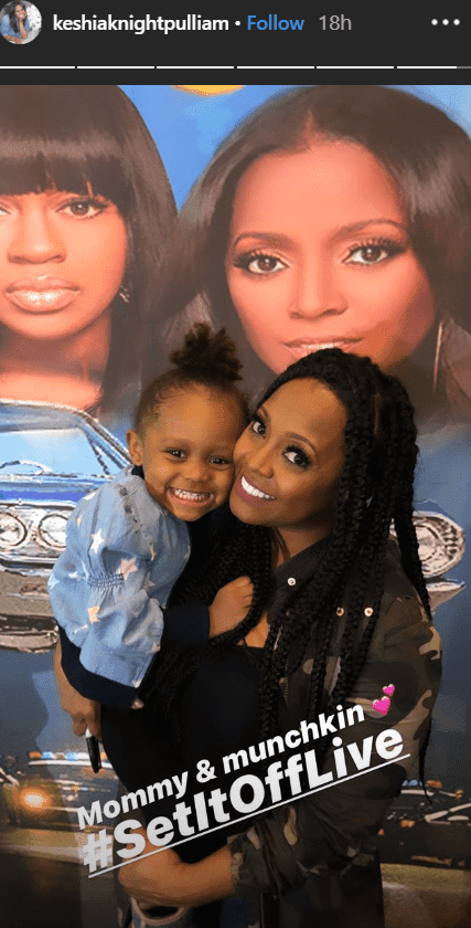 Keshia Knight Pulliams Daughter Ella Could Be Little Rudy Huxtable In New Photo With Mom 