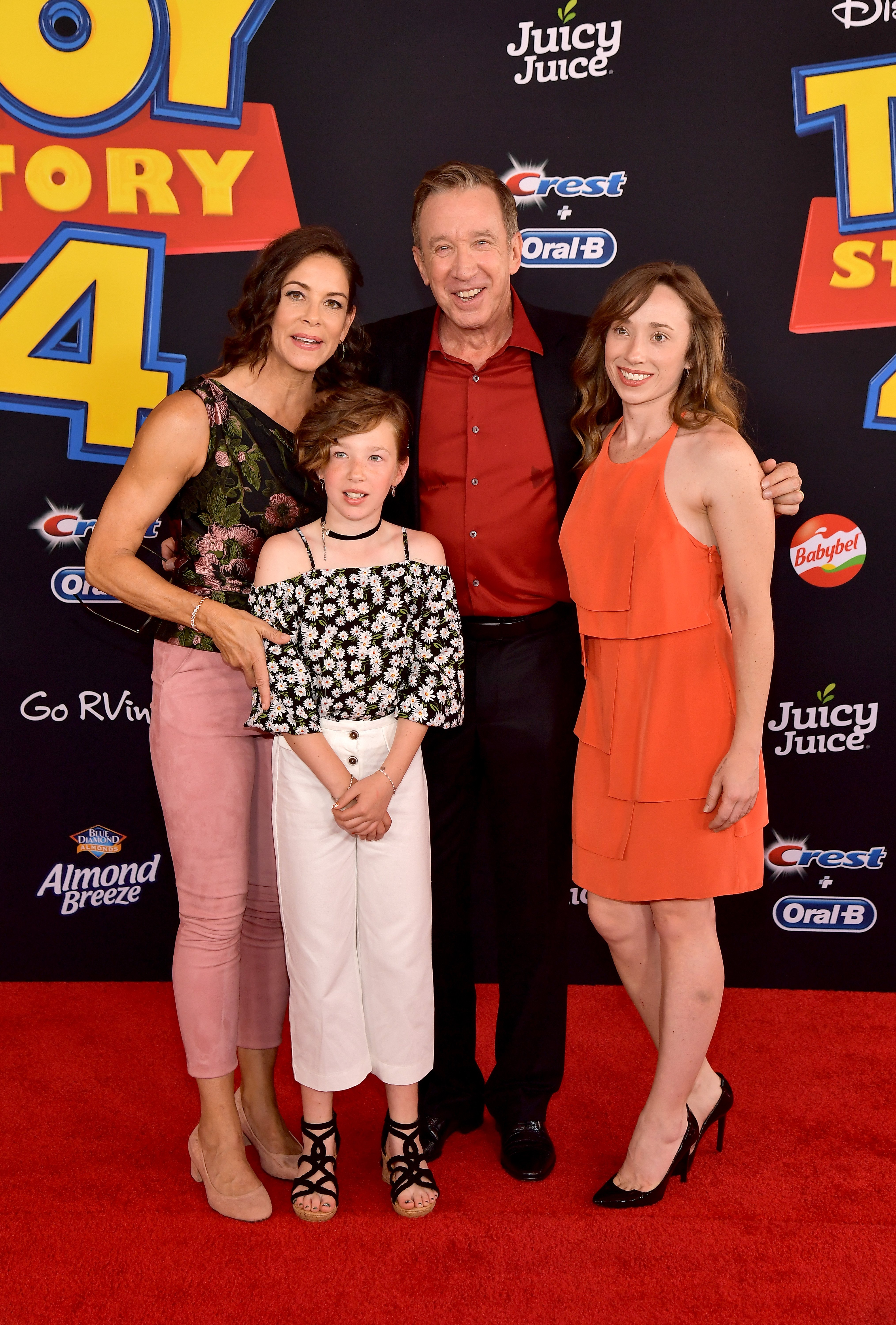 Katherine Allen and her family at the premiere of "Toy Story 4" on June 11, 2019 in California | Source: Getty Images