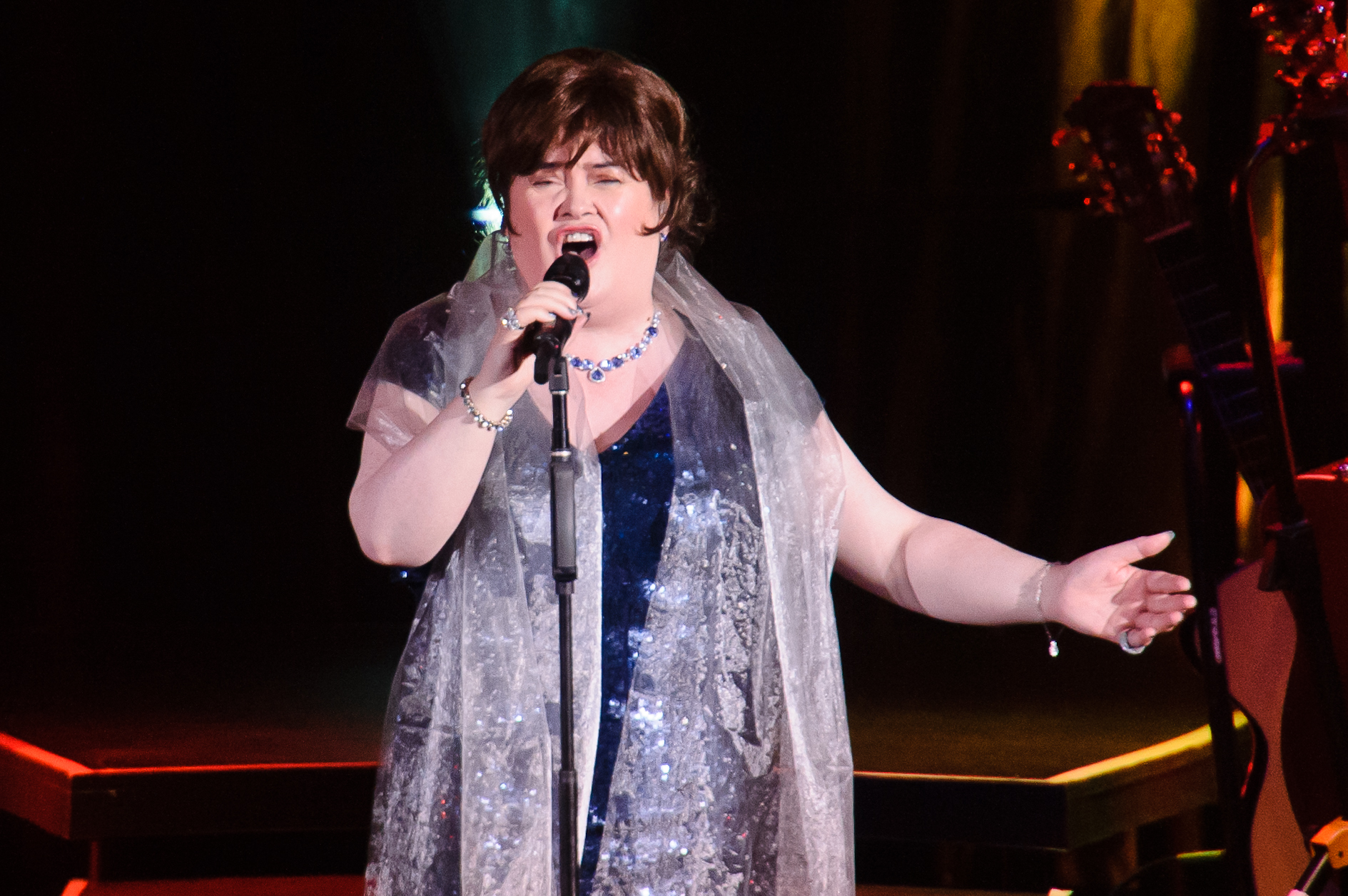Susan Boyle performs on April 6, 2014 in London, England | Source: Getty Images