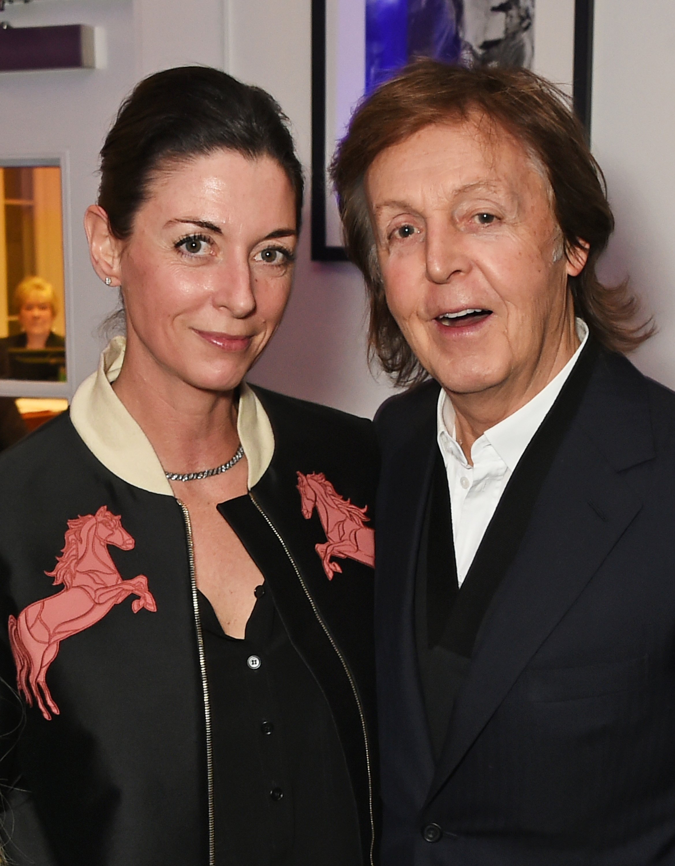 Mary McCartney (L) and Sir Paul McCartney attend a cast and crew screening of "This Beautiful Fantastic" at BAFTA on February 5, 2016 in London, England. | Source: Getty Images 