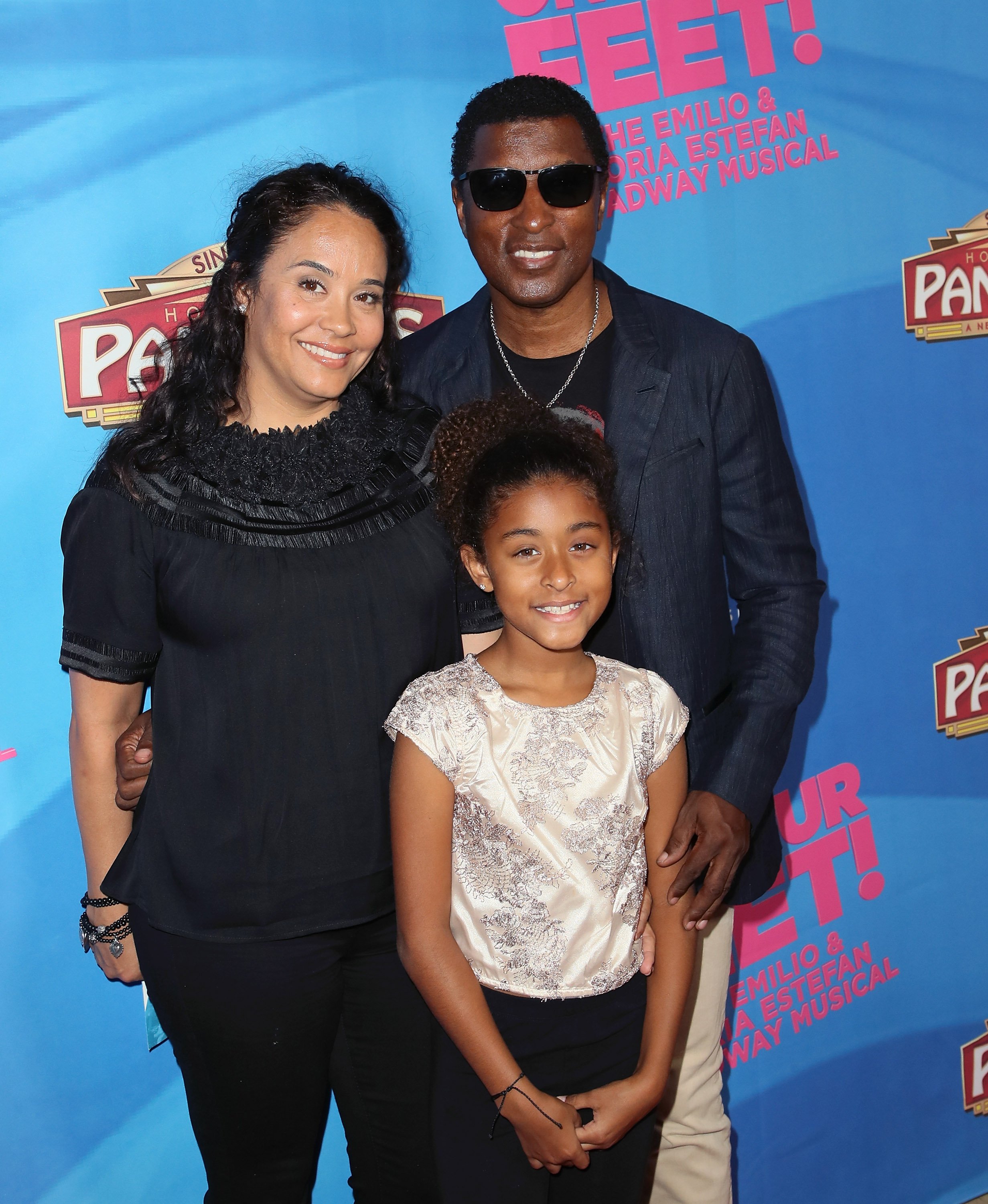 Babyface, his wife, Nicole Patenburg and their daughter, Peyton at the celebration of "On Your Feet" Broadway musical in July 2018. | Photo: Getty Images