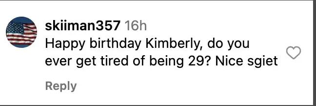 A fan wishes Kimberly Payne Williams-Paisley a happy birthday | Source: Instagram.com/kimberlywilliamspaisley/