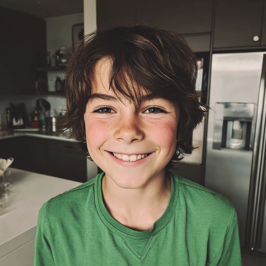 A smiling little boy | Source: Midjourney