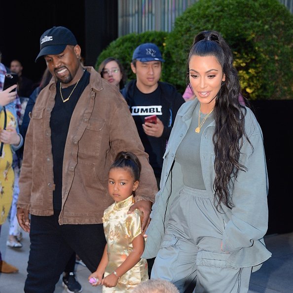 Kanye West, Kim Kardashian and daughter North West seen out and about in Manhattan on June 15, 2018 in New York City. | Photo: Getty Images