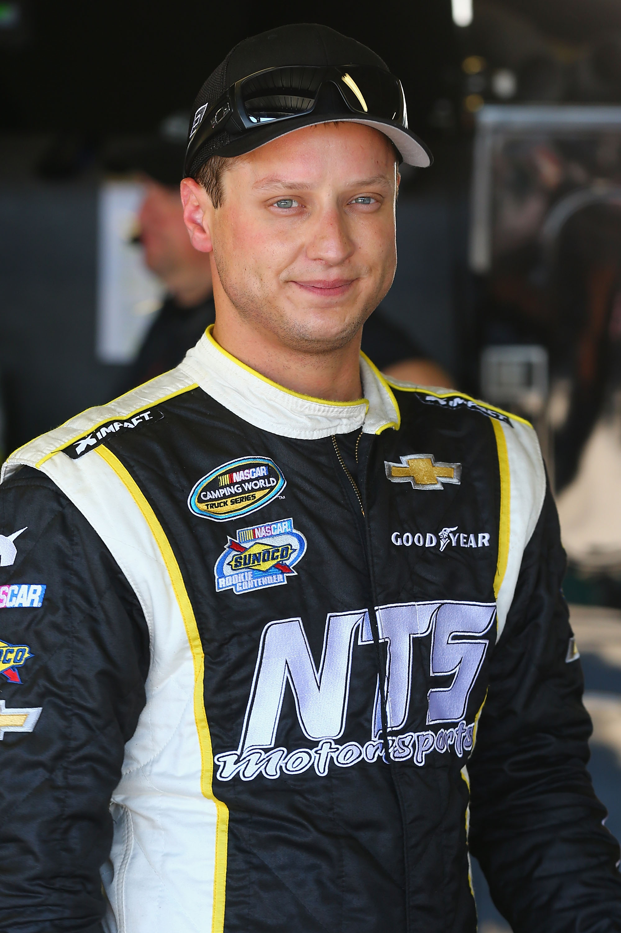 Chase Pistone in the garage at Gateway Motorsports Park in Madison, Illinois, on June 14, 2014 | Source: Getty Images