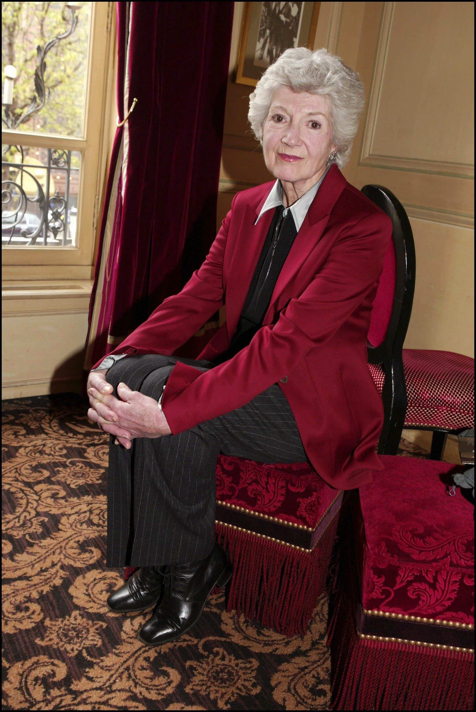 Le 25 mars 2004 à Paris, France. Martine Sarcey. | Photo : Getty Images