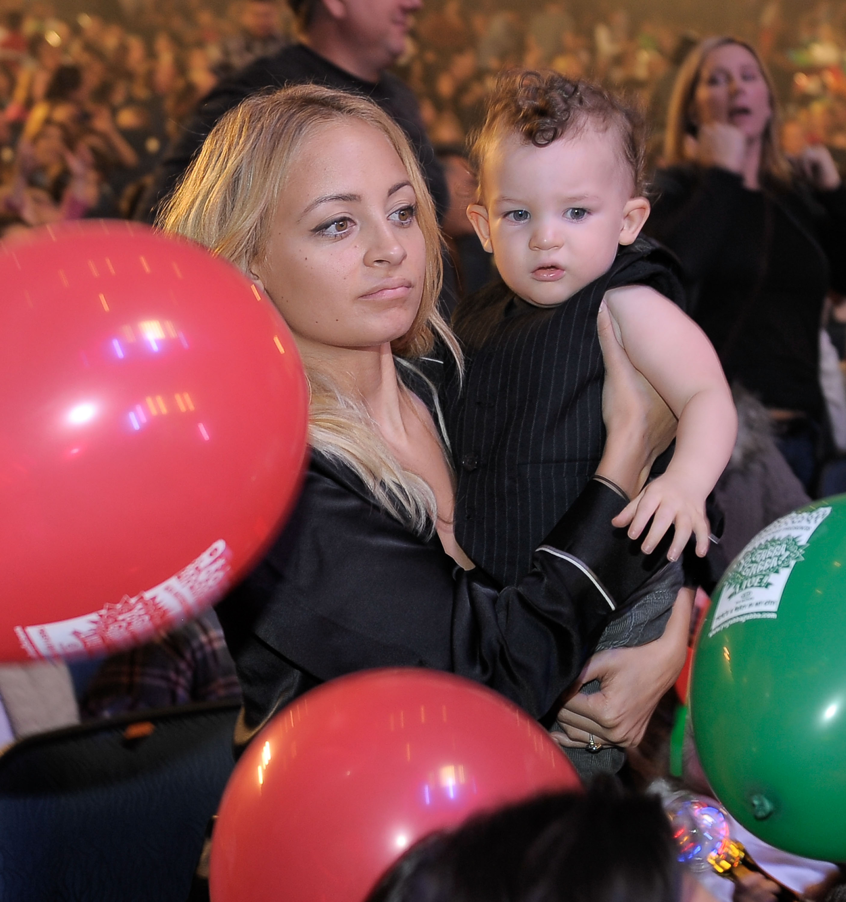 Nicole Richie and Sparrow Madden at the Yo Gabba Gabba! at Nokia L.A. LIVE on November 27, 2010 in Los Angeles, California. | Source: Getty Images