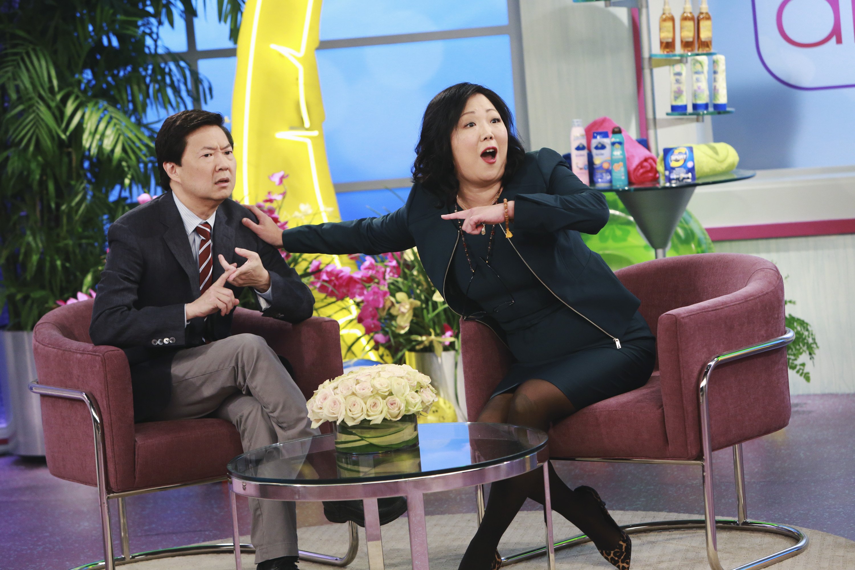 Ken Jeong and Margaret Cho on "Dr. Ken" | Photo: Ron Tom/Disney General Entertainment Content via Getty Images