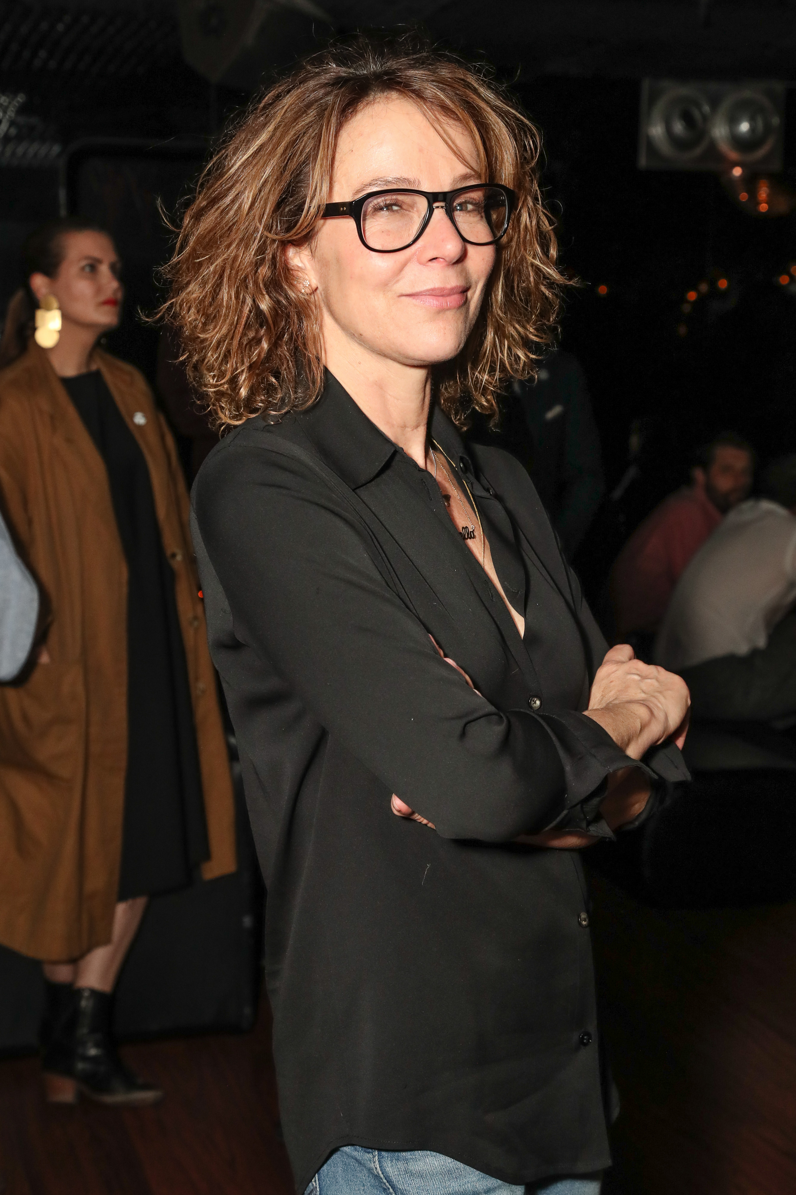 Jennifer Grey at the Zoe Buckman 'CHAMP' opening in Los Angeles, on February 27, 2018. | Source: Getty Images