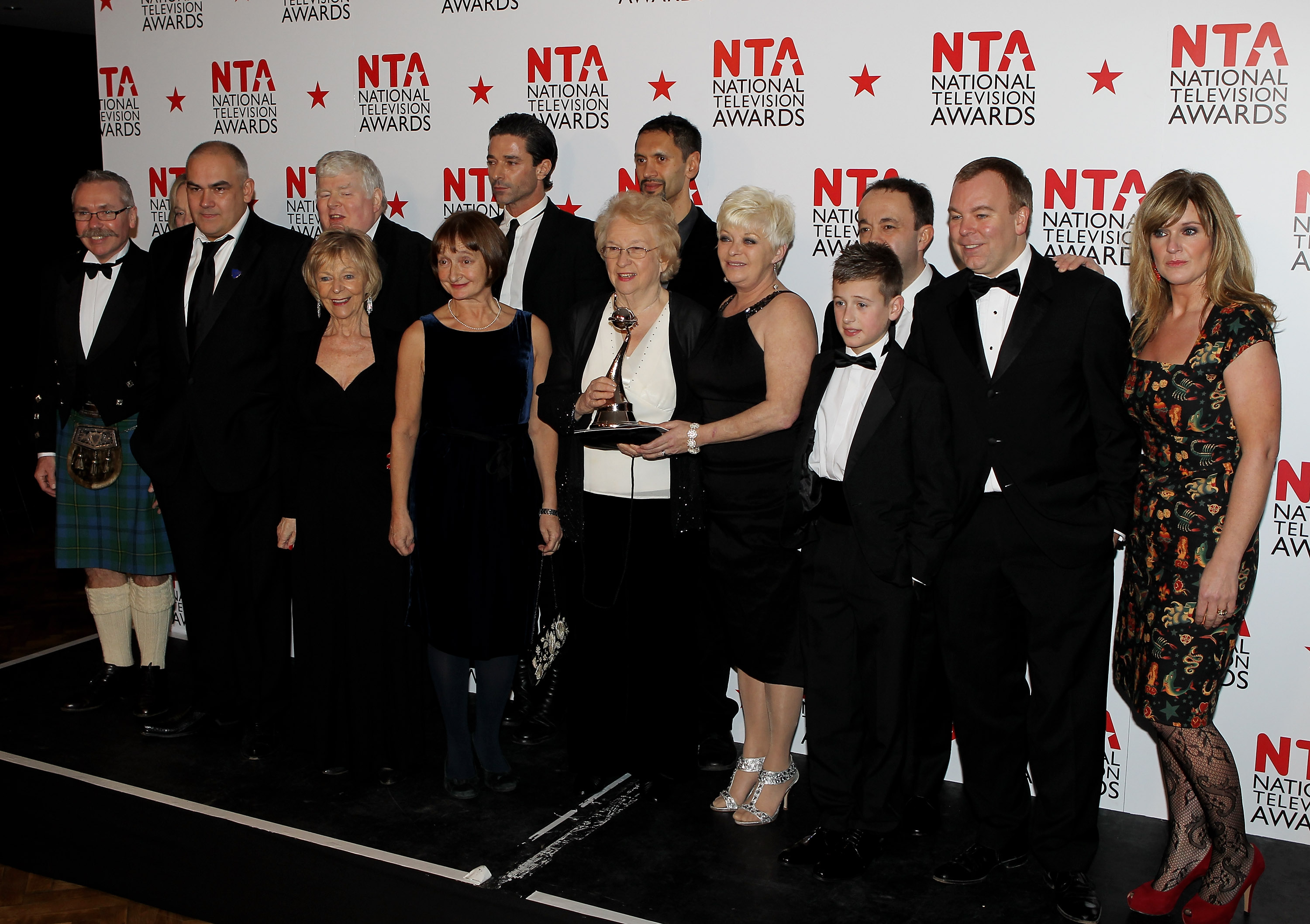 Elsie Kelly and the cast of "Benidorm" during The National Television Awards at the O2 Arena on 26 January 2011 in London, England. | Source: Getty Images