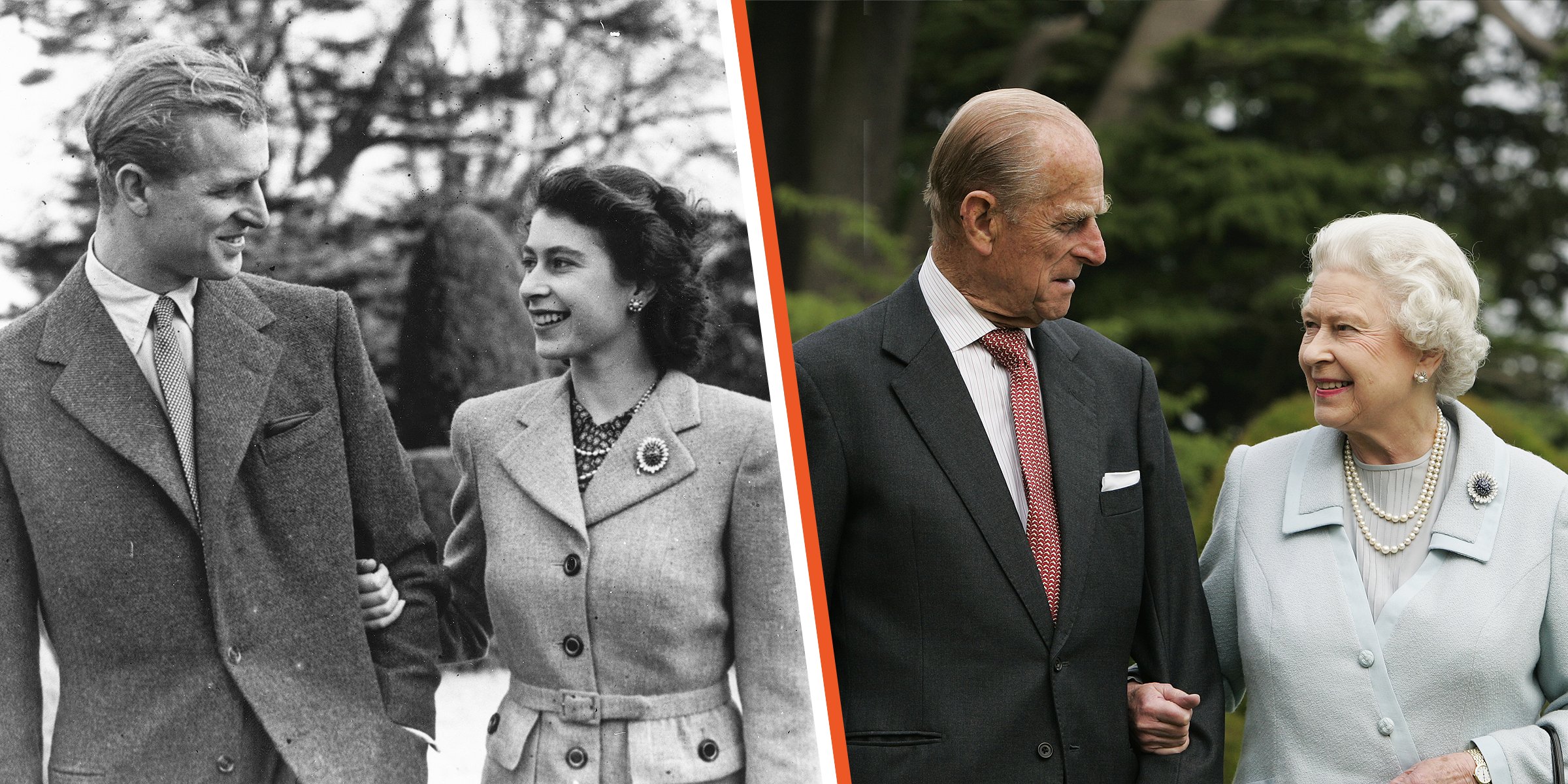 Prince Philip and The Queen, 1947 and 2007 | | Source: Getty Images
