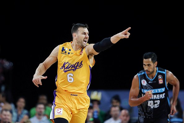 Andrew Bogut during the round eight NBL match between the New Zealand Breakers and the Sydney Kings at Spark Arena on December 09, 2018 in Auckland, New Zealand. | Photo: Getty Images