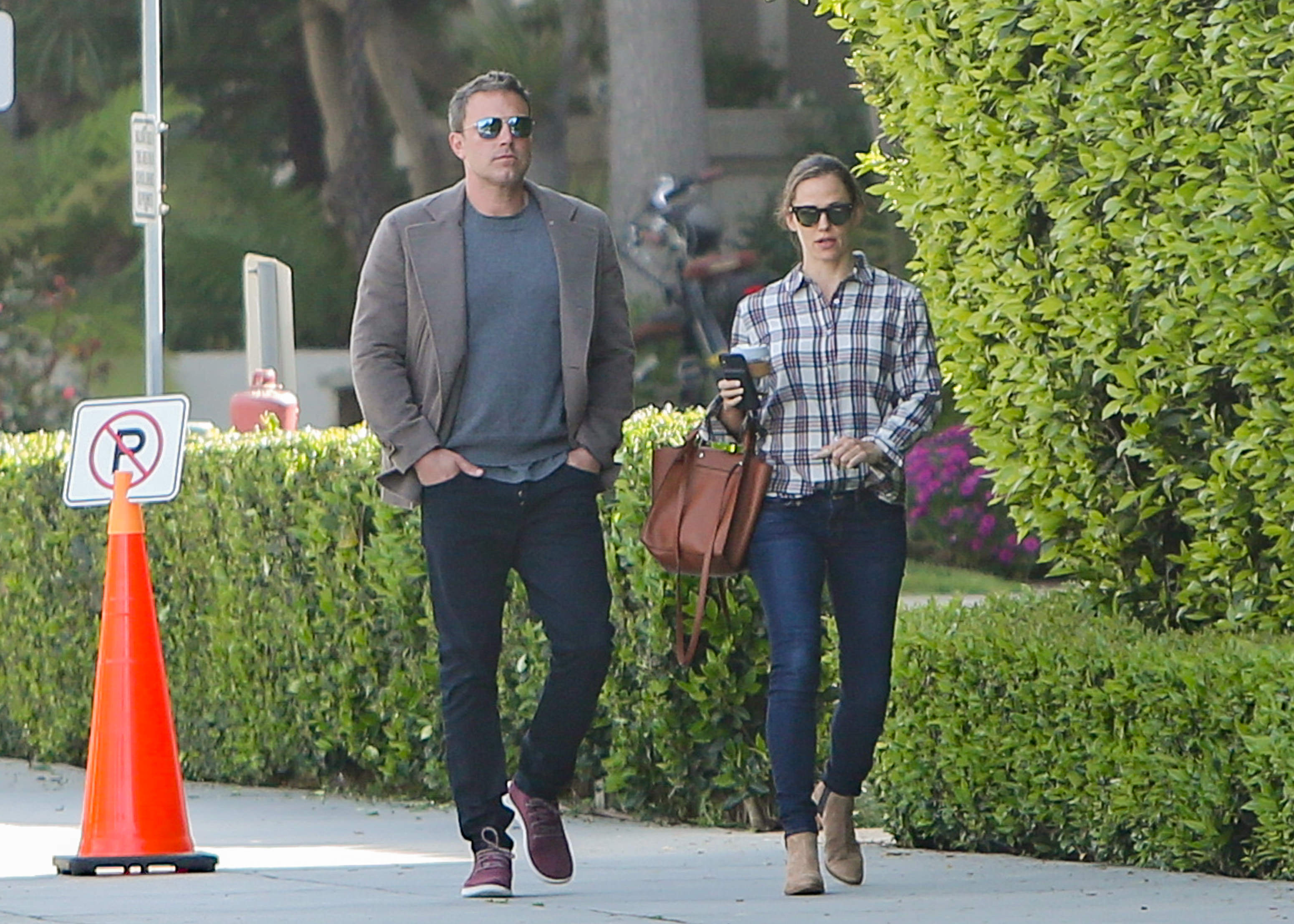 Ben Affleck and Jennifer Garner are seen on April 09, 2019, in Los Angeles, California. | Source: Getty Images