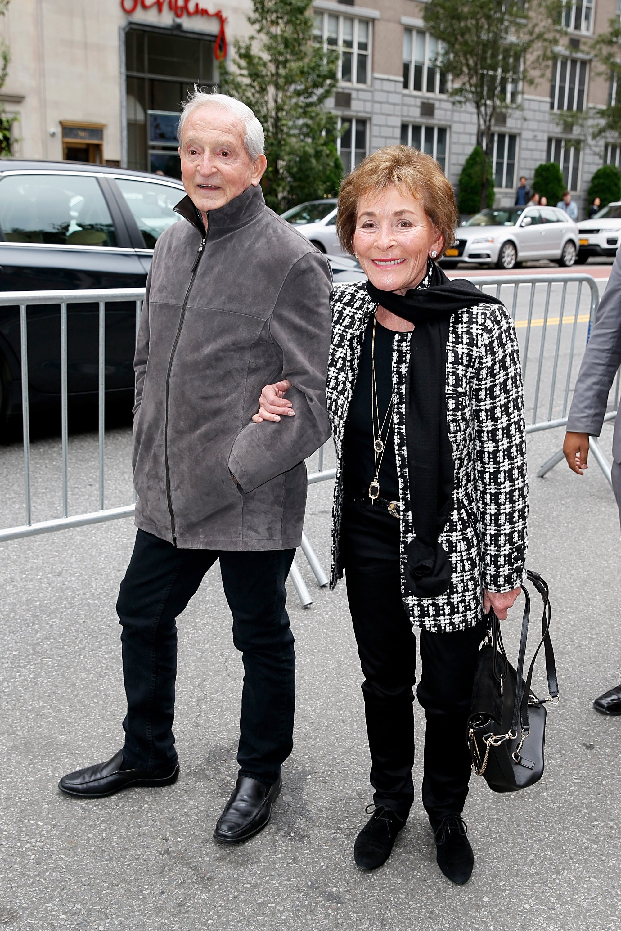 Judge Judy Sheindlin and husband Jerry Sheindlin are seen on October 14, 2018 in New York City. | Source: Getty Images